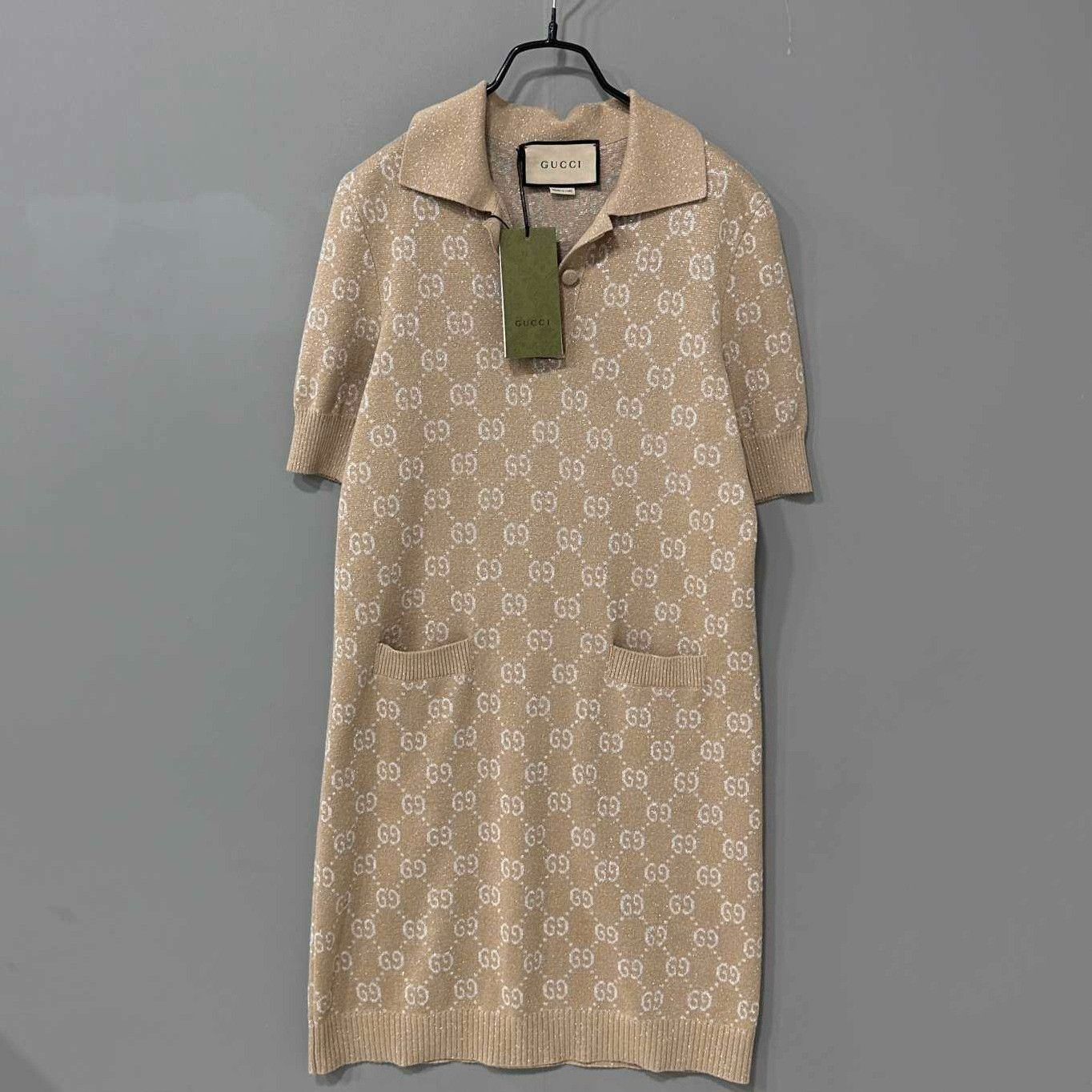 Gucci Gucci Gold T-Shirt S Women Size S / US 4 / IT 40 - 1 Thumbnail