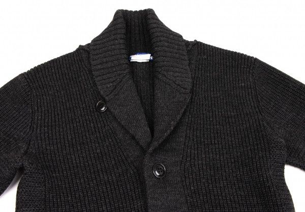 Junya Watanabe Jacket Elbow Patch Wool Knit Black Size US S / EU 44-46 / 1 - 2 Thumbnail
