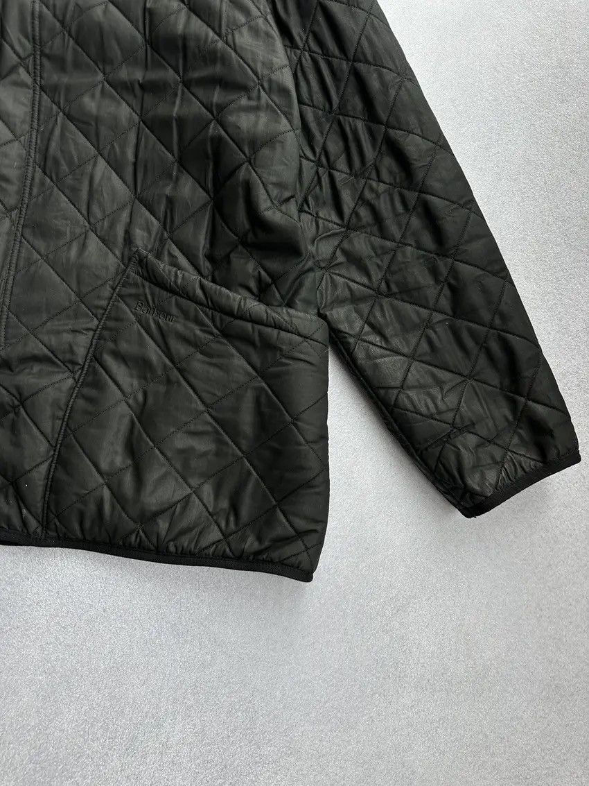 Barbour × Vintage Vintage Barbour Polarquilt Black Jacket Size US L / EU 52-54 / 3 - 6 Thumbnail
