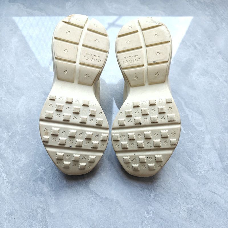 Gucci Gucci Rhython Leather Sneakers in Beige - Size US 8 / EU 41 - 2 Thumbnail