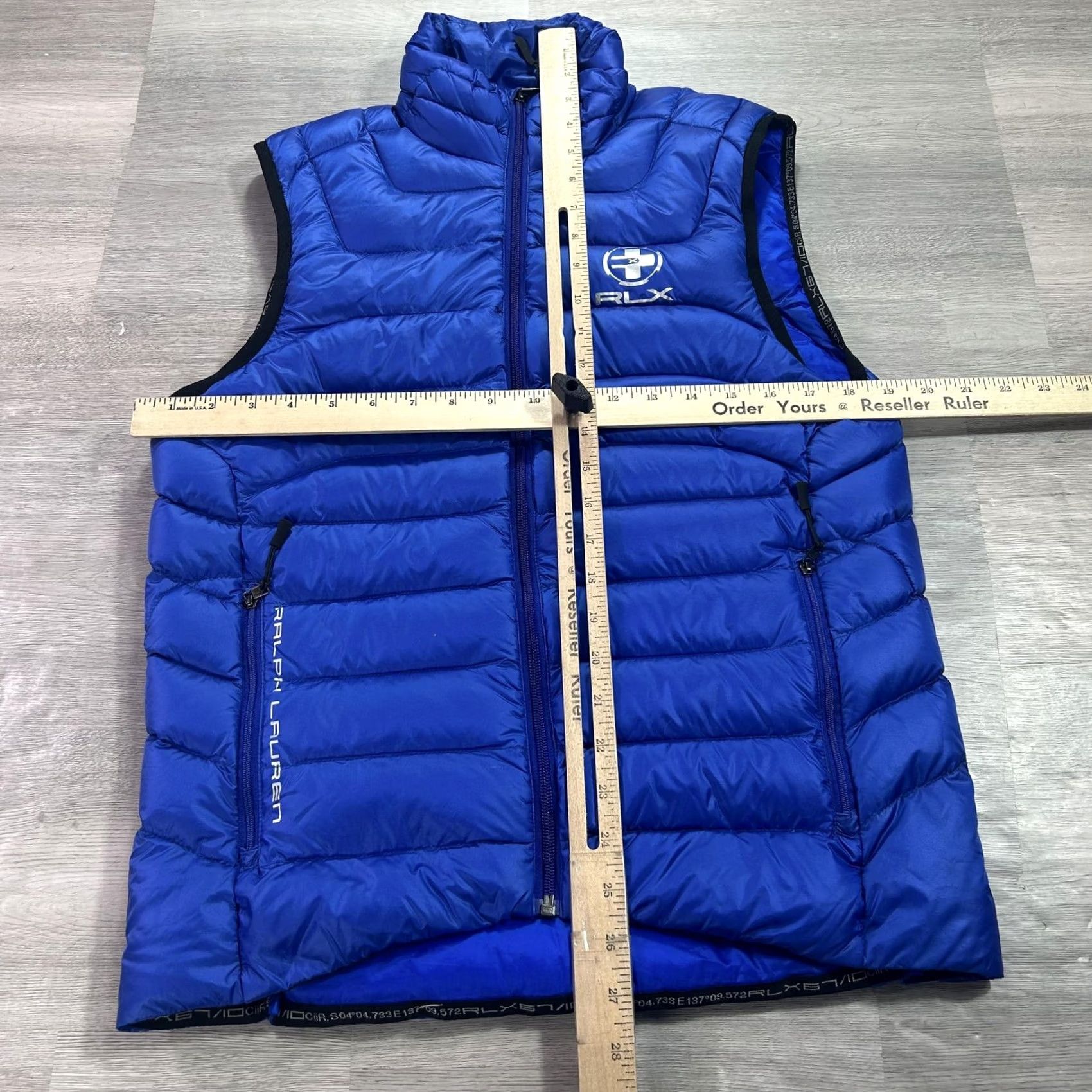 RLX Ralph Lauren RLX Ralph Lauren Vest Mens Small Blue Down Puffer Insulated Full Zip Outdoor Jacket/Coat Size US S / EU 44-46 / 1 - 7 Thumbnail