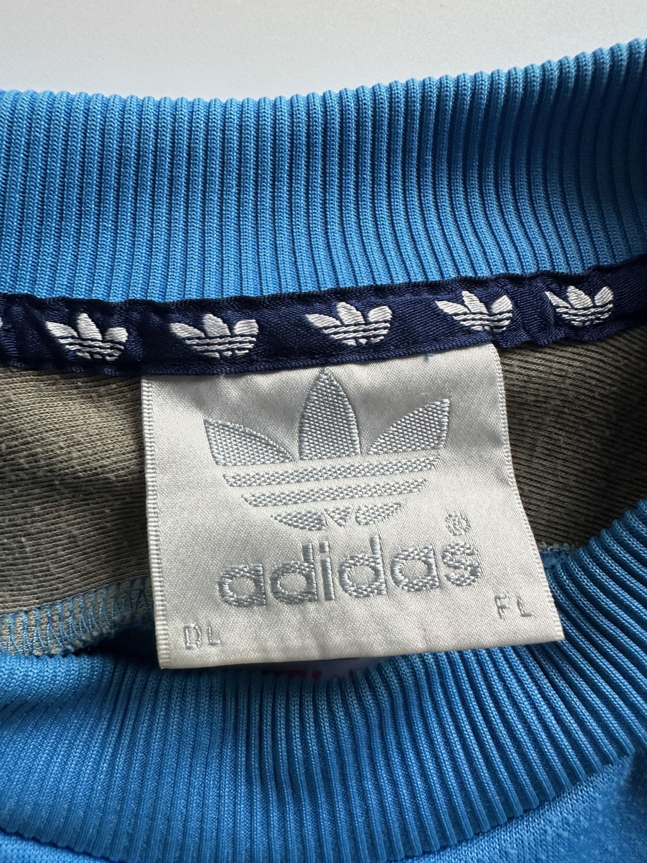 Adidas 90's Adidas Vintage Crew Neck sweatshirt blue Size US L / EU 52-54 / 3 - 5 Thumbnail