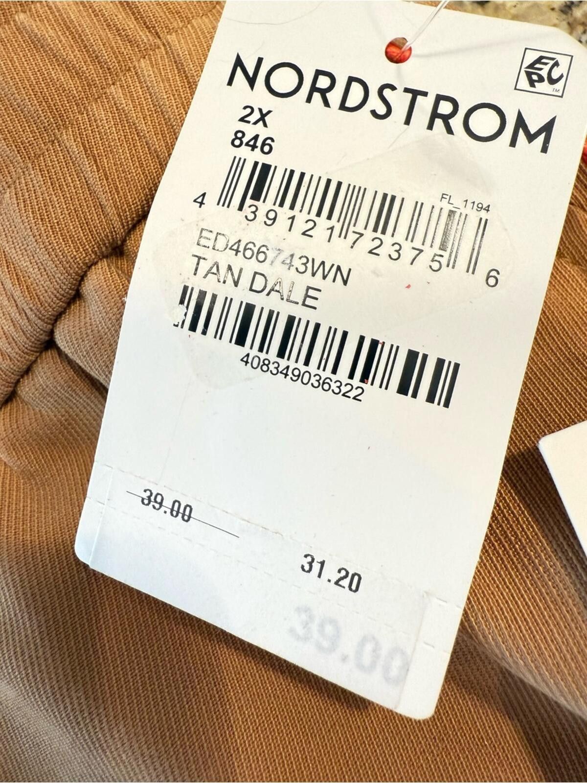 Nordstrom Nordstrom Open Edit tan elastic waist shorts pockets plus 2X Size 42" / US 20 - 5 Thumbnail