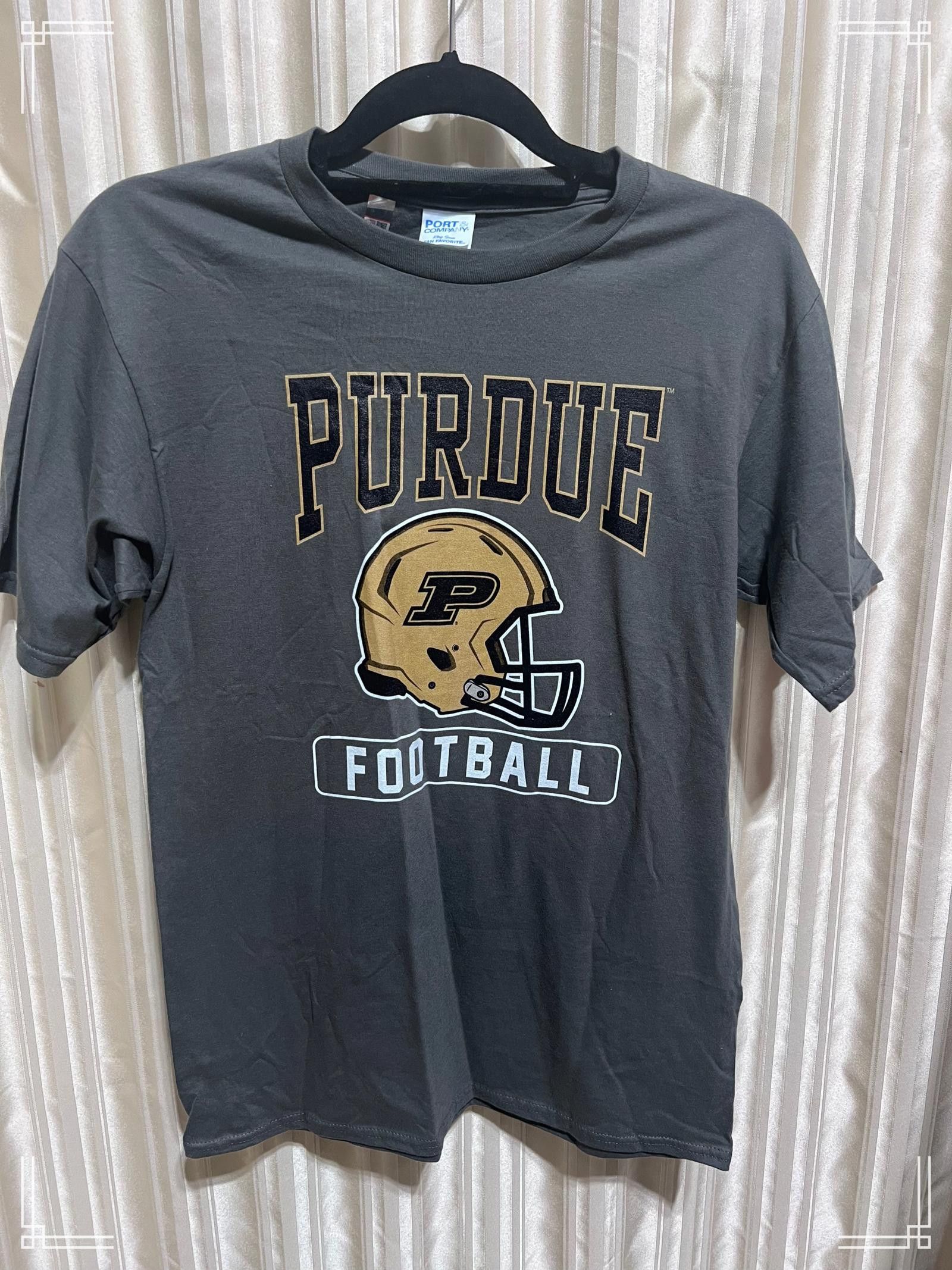 Designer Purdue Football Graphic Tee - Port & Company (Size Small) Size US L / EU 52-54 / 3 - 1 Thumbnail