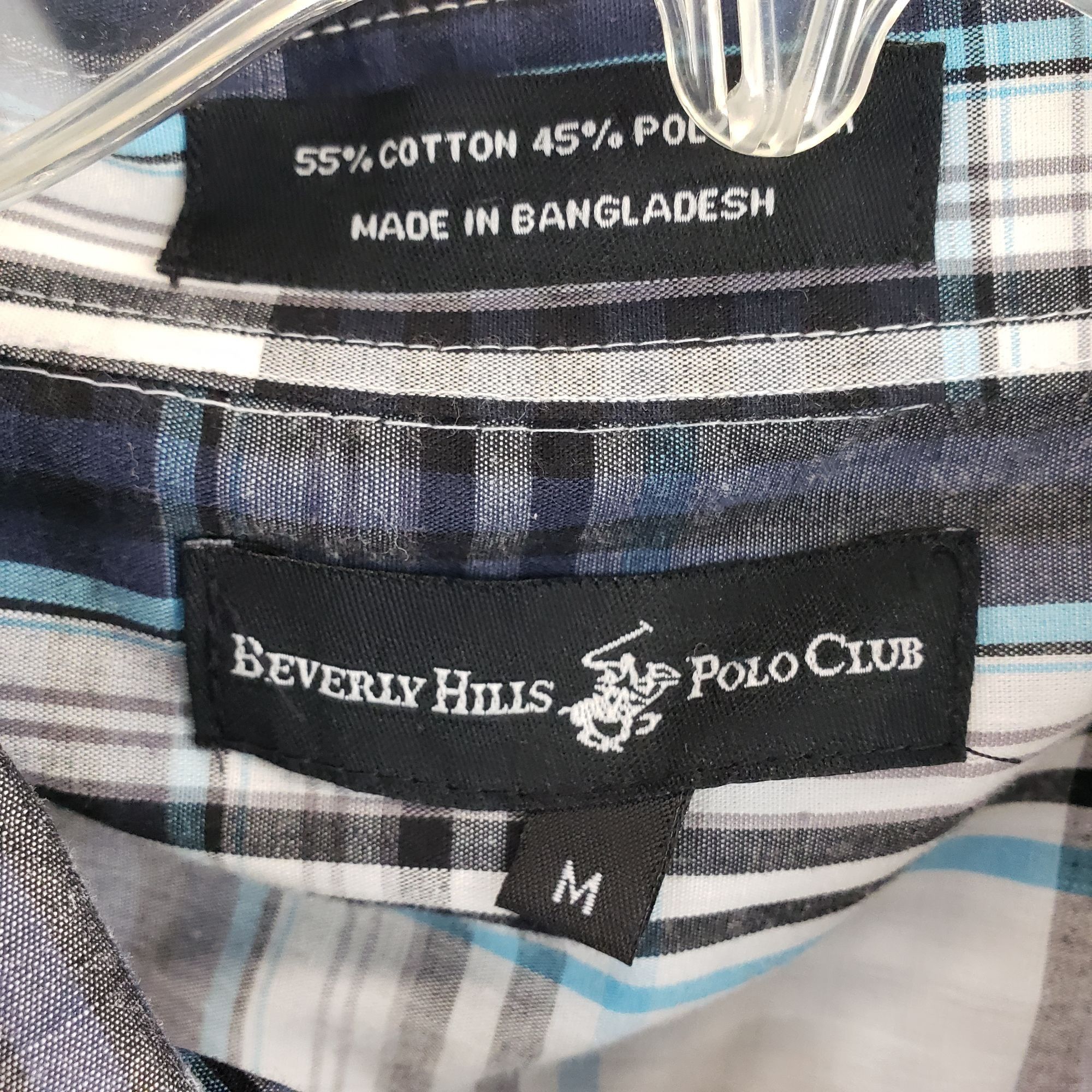 Beverly Hills Polo Club Beverly Hills Polo Club Plaid Button Down Shirt Long Sleeve Size US M / EU 48-50 / 2 - 10 Thumbnail