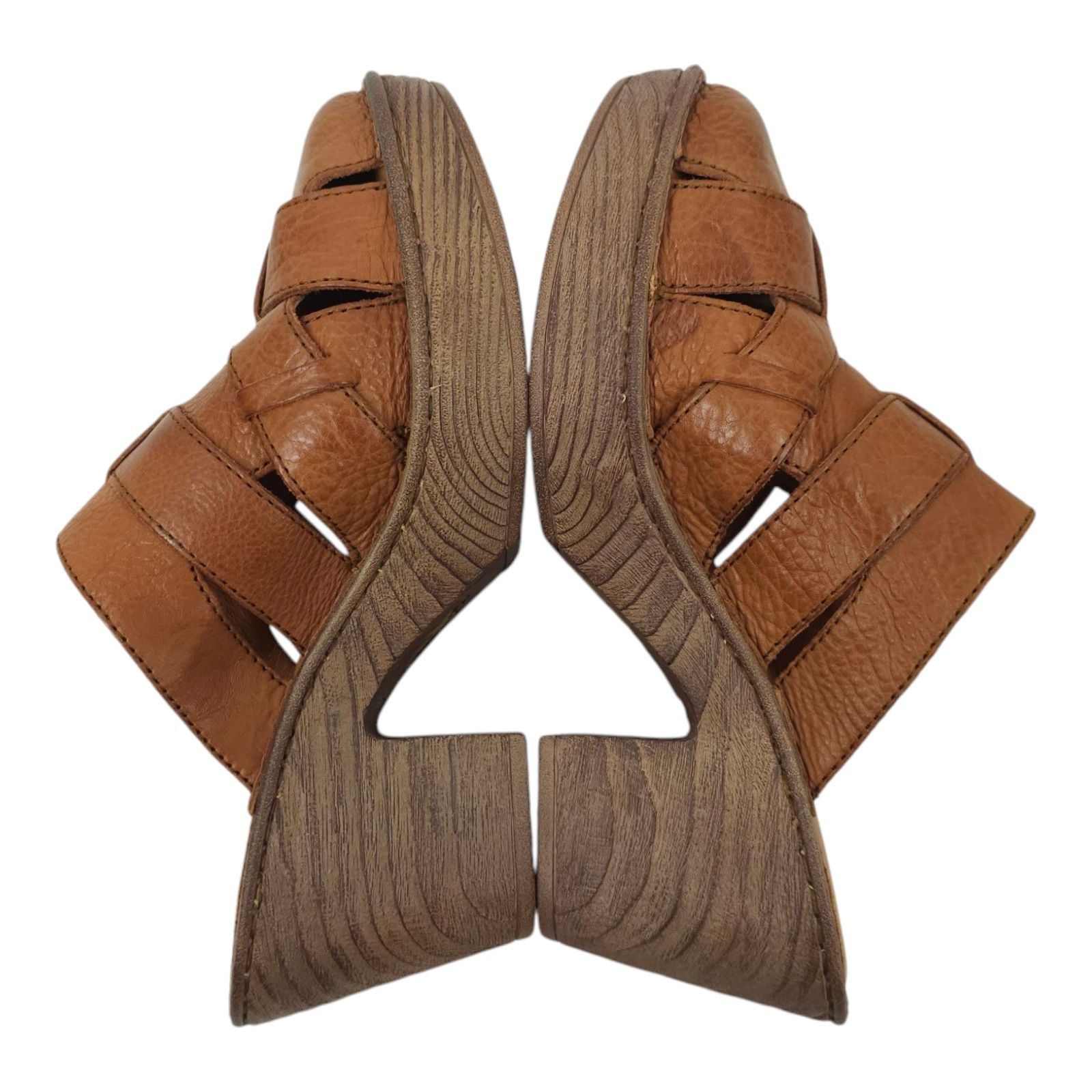 Born Born Pollina Clog Mule Womens Size 9 M Block Heel Platform Size US 9 / IT 39 - 9 Thumbnail