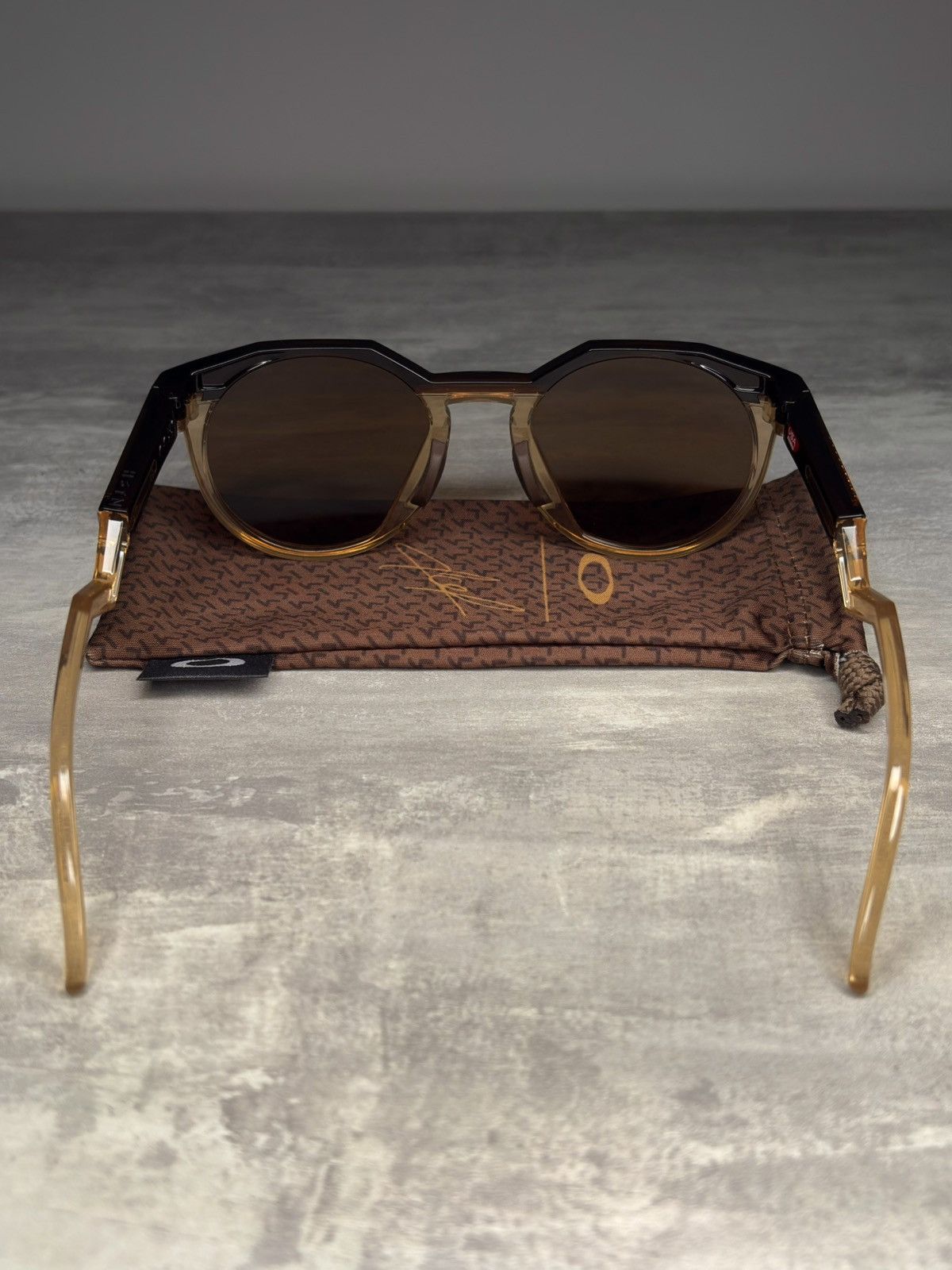 Oakley Oakley HSTN M x Kylian Mbappé Dark Amber/Light Curry Size ONE SIZE - 7 Thumbnail