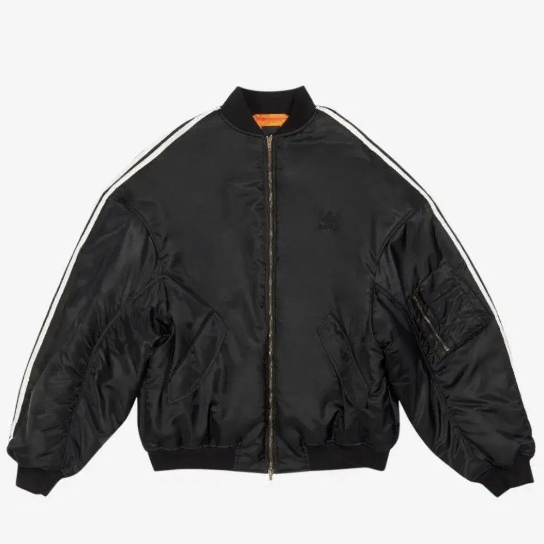 Adidas × Balenciaga Balenciaga x Adidas Ma-1 Bomber Black Size US L / EU 52-54 / 3 - 1 Thumbnail