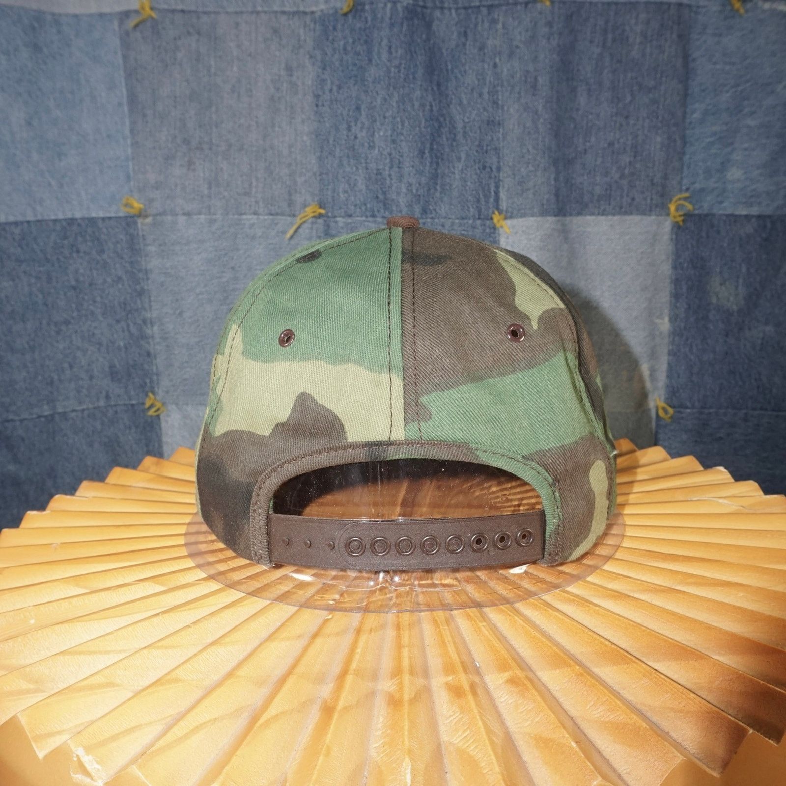Vintage OSFA - Vintage Y2K PUREGRO embroider patch military camo hat Size ONE SIZE - 4 Thumbnail