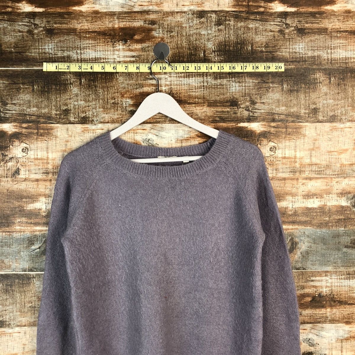 Homespun Knitwear × Japanese Brand × Vintage Uniqlo japan Purple vintage sweatshirt Knitwear #A1546 Size M / US 6-8 / IT 42-44 - 2 Thumbnail