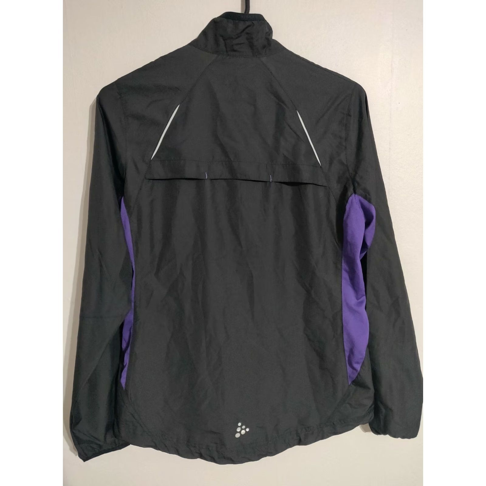 Vintage Craft Ladies Active Run Jacket S Black Purple L3 Protection Zip Womens Size S / US 4 / IT 40 - 5 Thumbnail