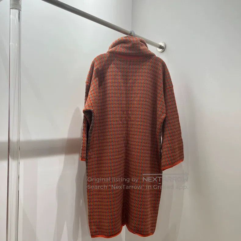 Hermes Hermes Houndstooth cashmere detachable scarf Size XXS / US 00 / IT 34 - 2 Thumbnail