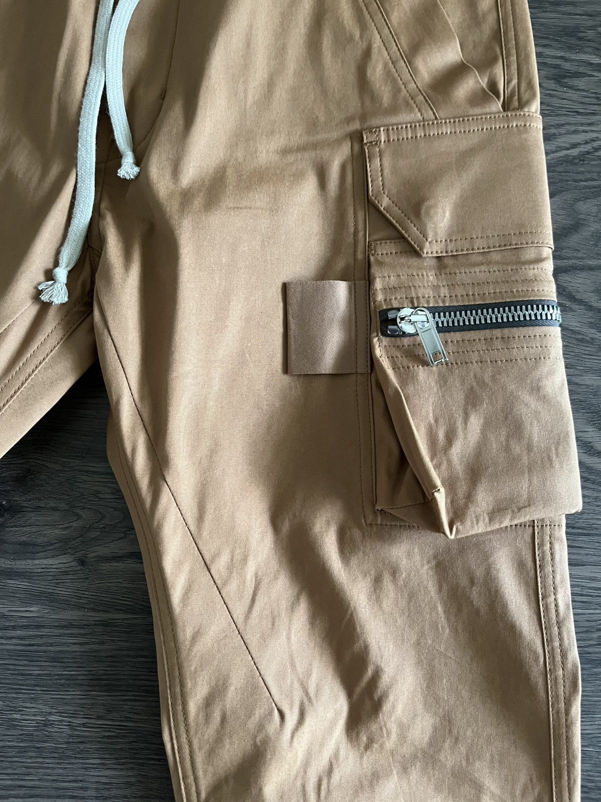 Rick Owen’s mastadon pants in rare wheat color way