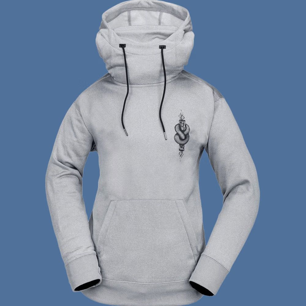 Volcom Volcom Riding Hydro Pullover Womens Heather Grey S Size S / US 4 / IT 40 - 1 Preview