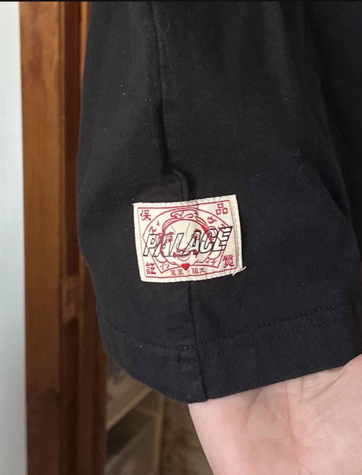 Evisu × Palace Palace x Evisu Logo Tee Black Size US L / EU 52-54 / 3 - 5 Thumbnail