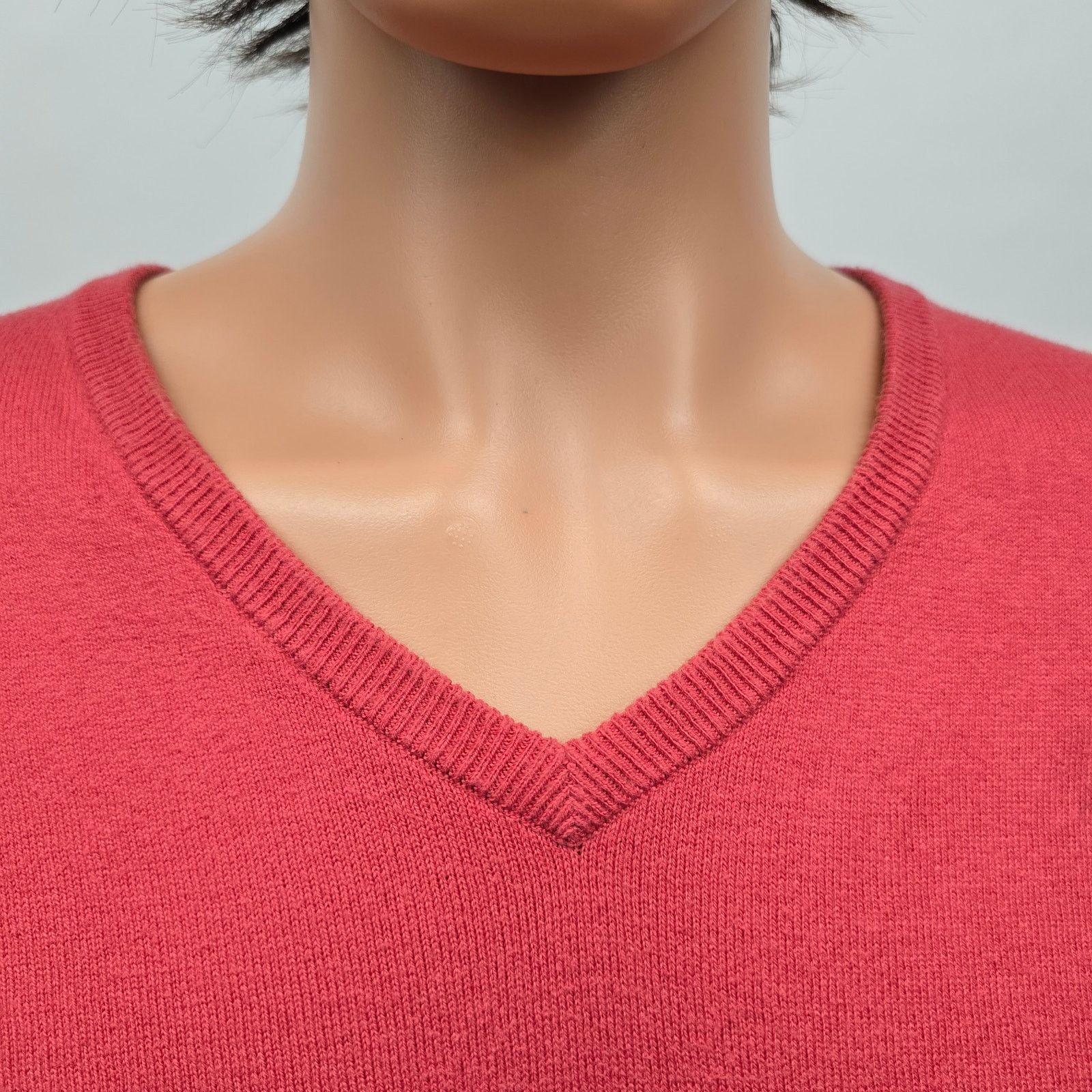J.Crew J. Crew Harbor Cotton Sweater XL V-neck Cotton Wool Nylon Size US XL / EU 56 / 4 - 4 Thumbnail
