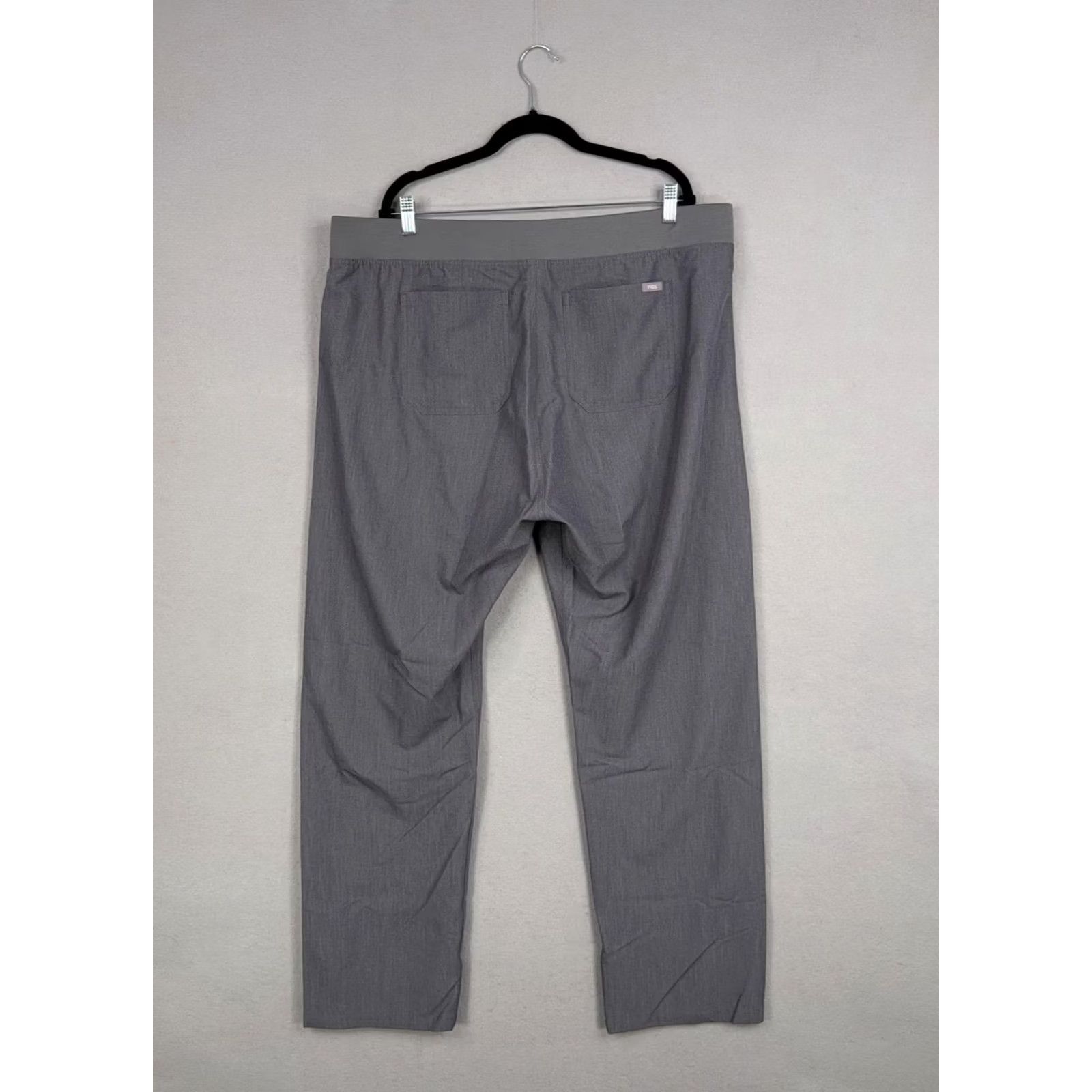 Vintage FIGS Livingston Scrub Pants Womens 2XL Tall Gray Technical Collection Drawstring Size 40" / US 18 - 6 Thumbnail