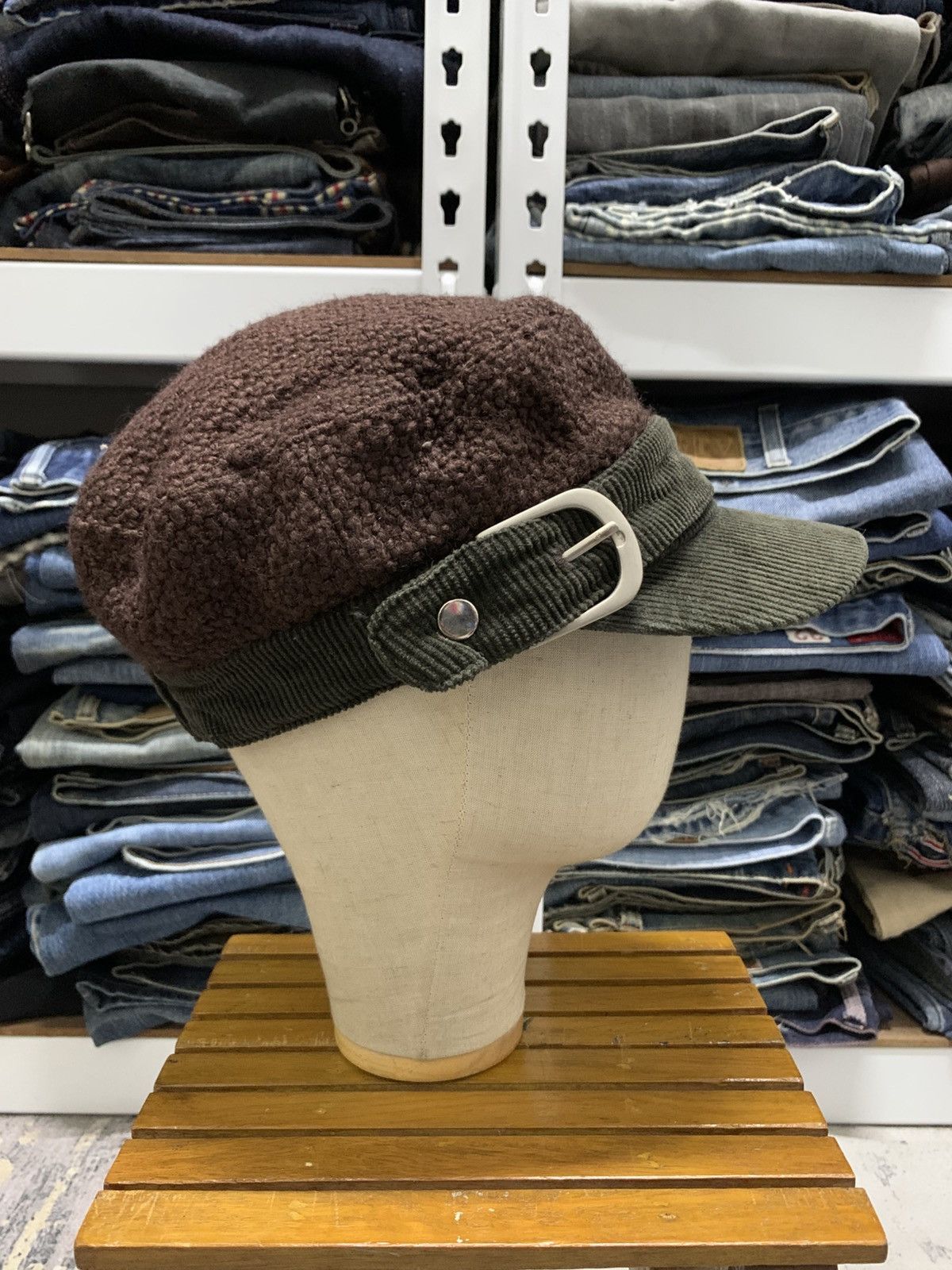 If Six Was Nine Japanese Brand Bondage Corduroy Hat ifsix Style Size ONE SIZE - 4 Thumbnail