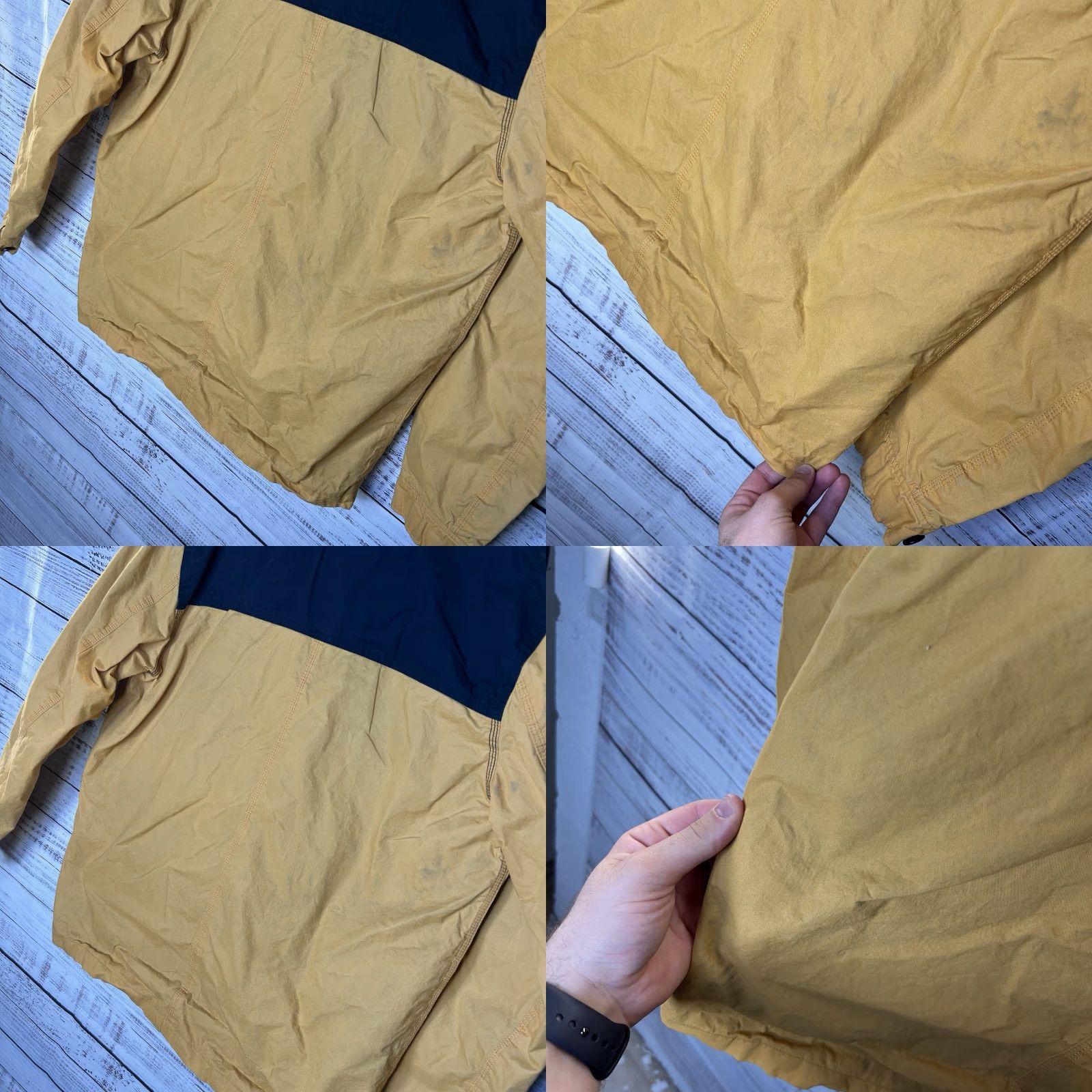 Carhartt Wip Carhartt WIP Work In Progress Clark Jacket Two Tone Corduroy Collar Fits Medium Jacket Mens Regular Corduroy Yellow Two Tone 90s? Size US M / EU 48-50 / 2 - 10 Thumbnail