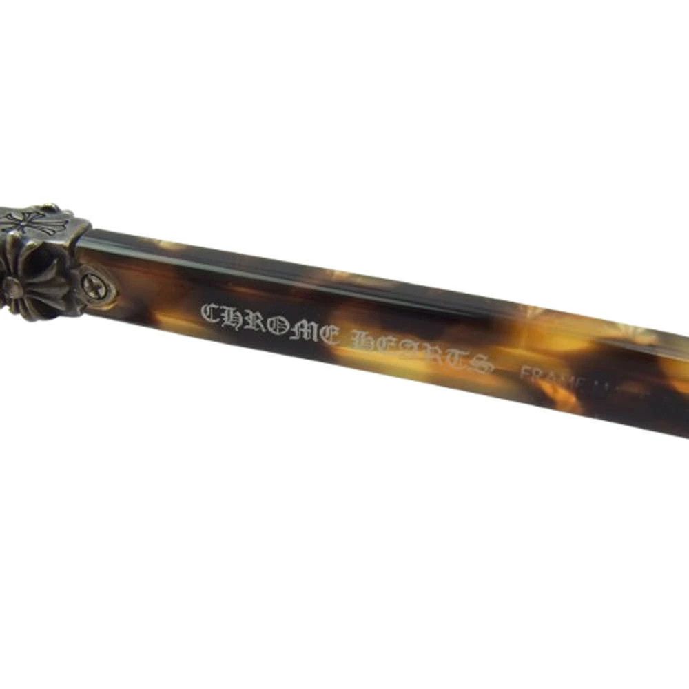Chrome Hearts CHROME HEARTS MICROPOKE CH Plus Temple Marble Glasses Size ONE SIZE - 4 Thumbnail