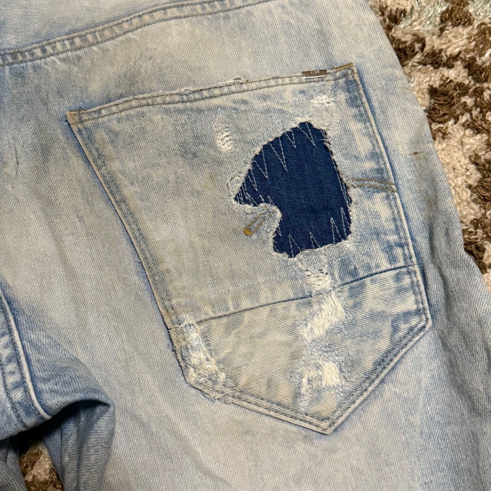 G-Star G Star Raw Arc 3D Tapered Restored Jeans 32x32 Patchwork Size US 32 / EU 48 - 5 Thumbnail