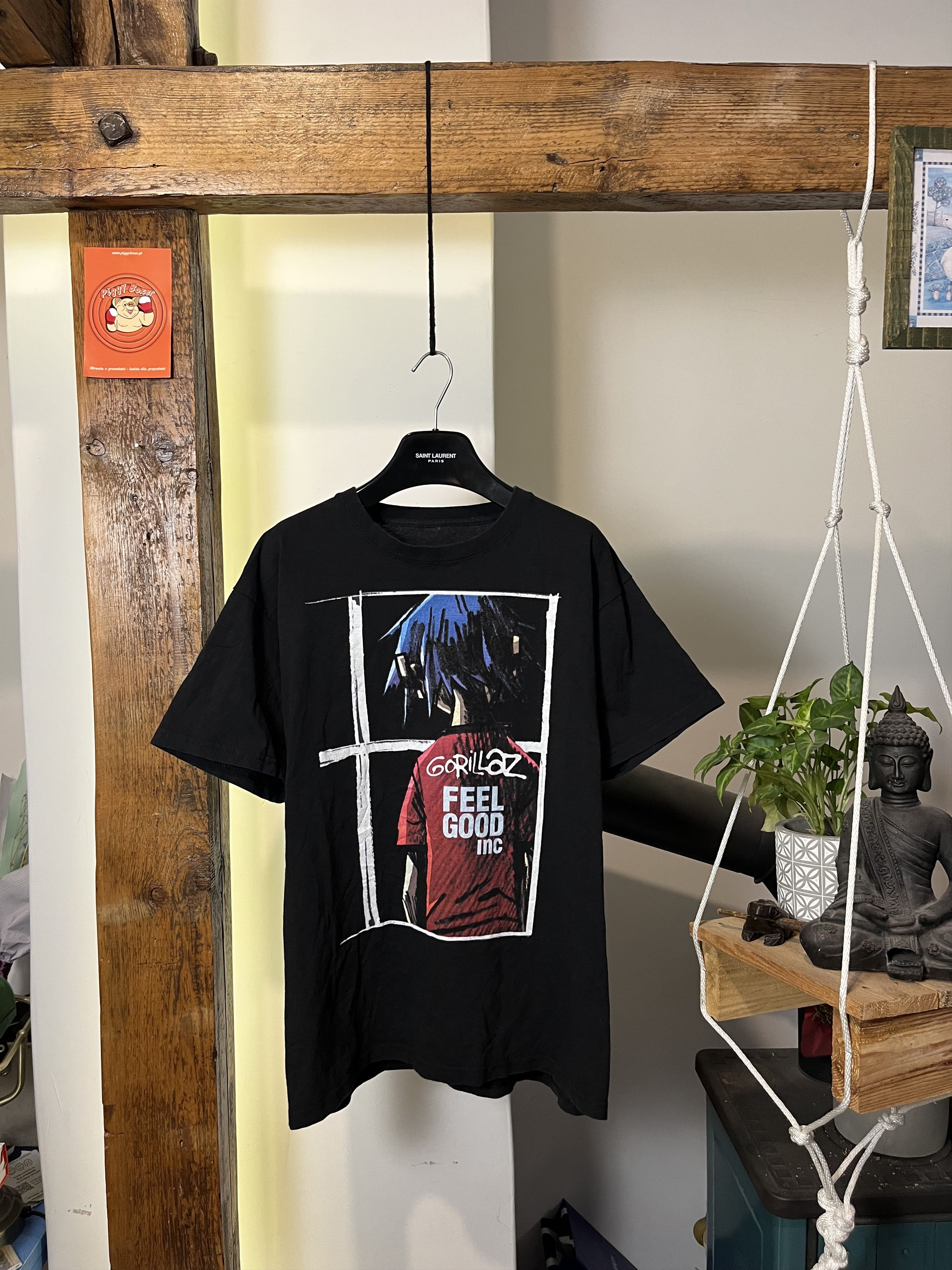 Band Tees × Vintage Gorillaz Feel Good Inc Tee Size US M / EU 48-50 / 2 - 1 Thumbnail
