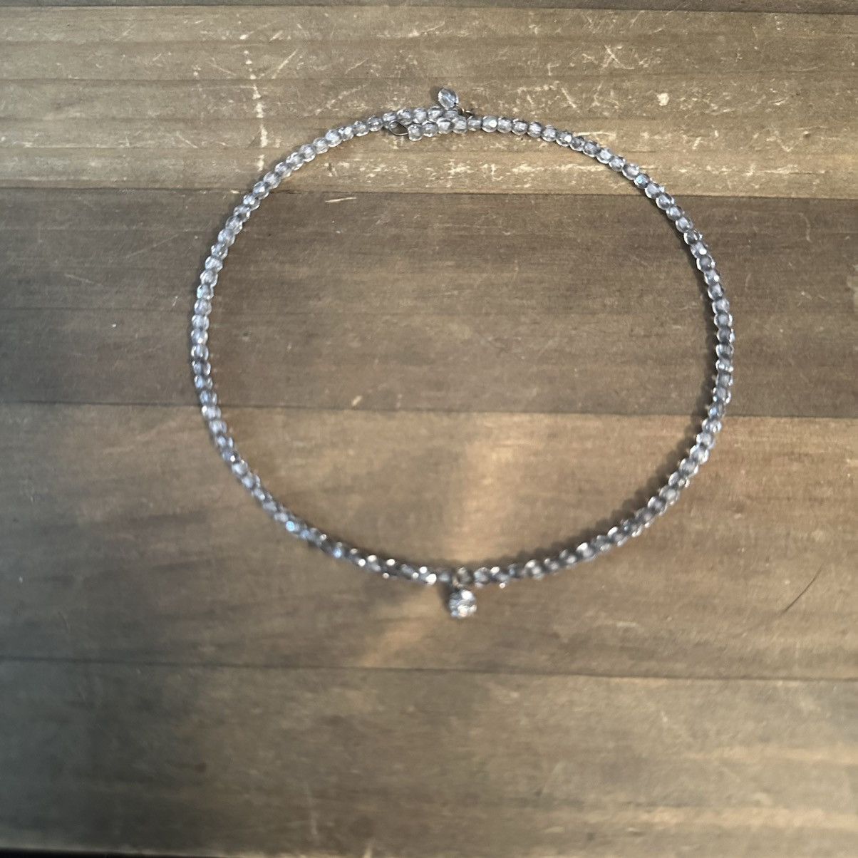 Other Crystal bead wire choker necklace Size ONE SIZE - 2 Thumbnail