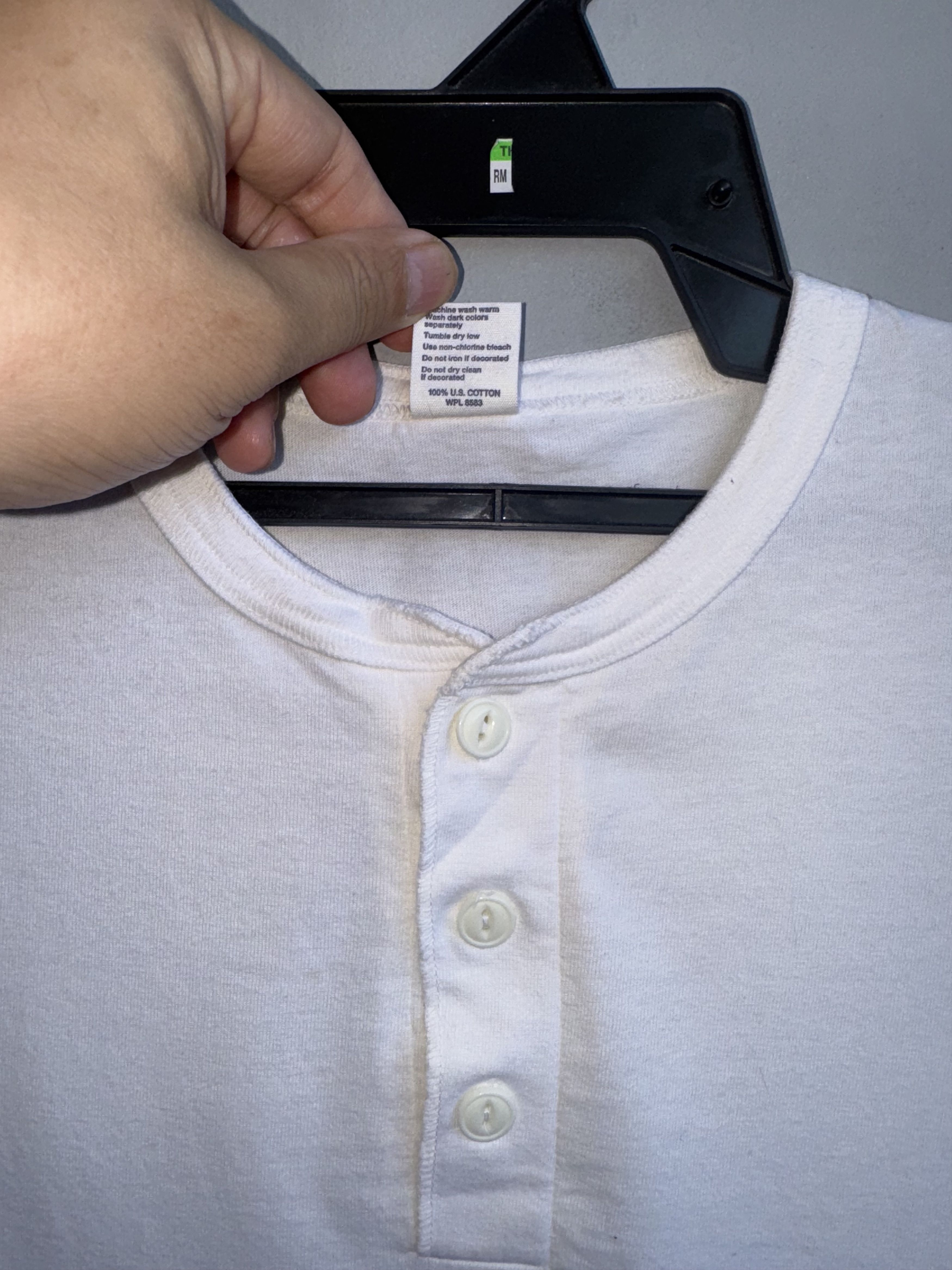Vintage Healthknit Plain Half Buttoned Vintage Shirt Size US S / EU 44-46 / 1 - 4 Thumbnail