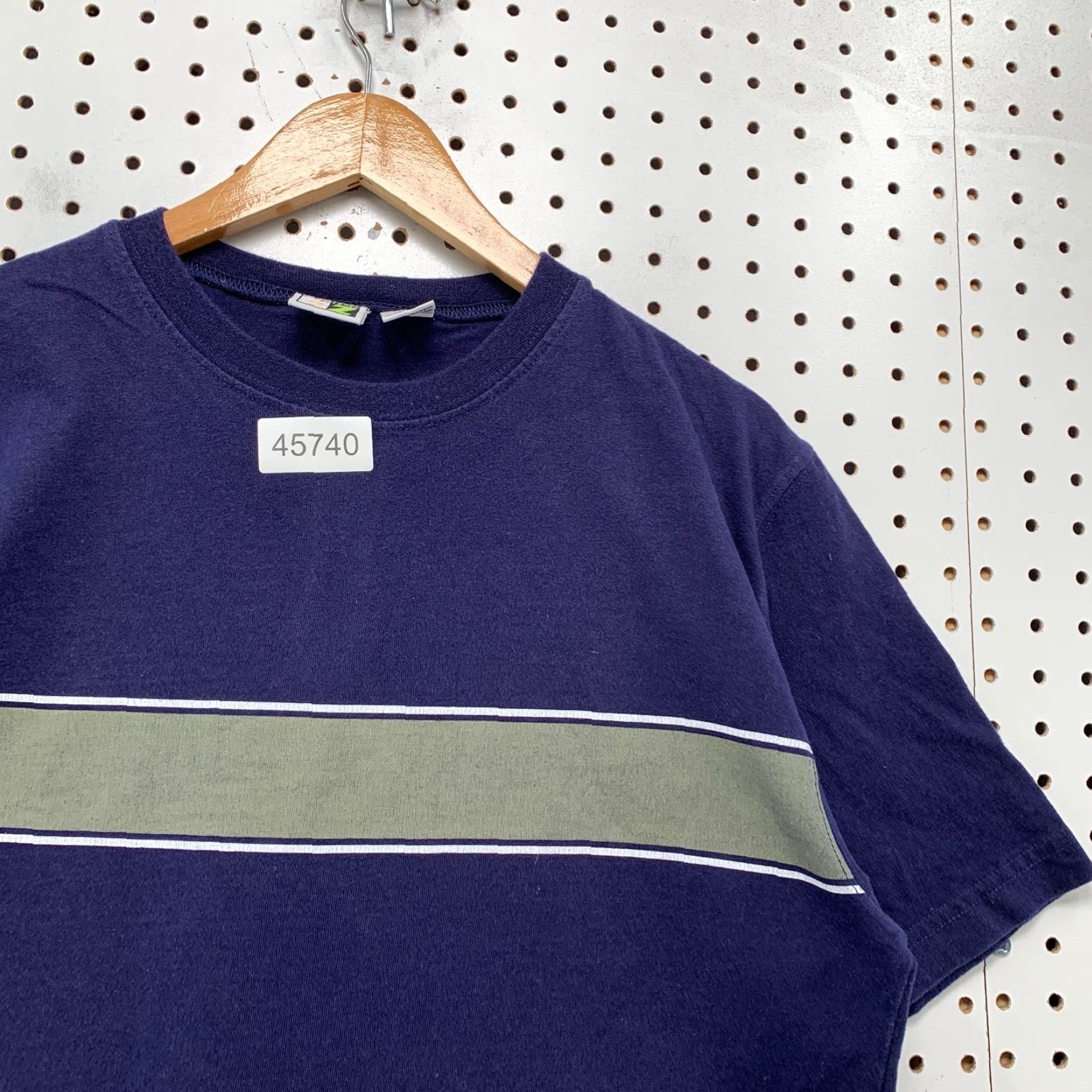 Vintage VINTAGE Energy Zone T-Shirt Mens M Blue Striped Punk Energy Zone Shirt Mens M Blue Striped Punk 90s Concert Skate Goth Size US M / EU 48-50 / 2 - 5 Thumbnail