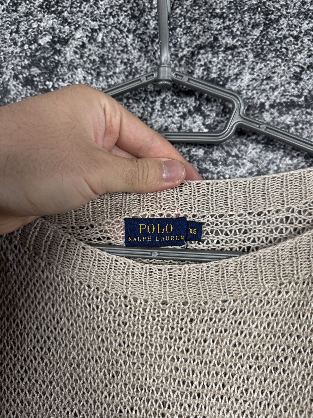 Polo Ralph Lauren Polo Ralph Lauren Sweater Linen Open Knit Lightweight Boho Size XS / US 0-2 / IT 36-38 - 7 Thumbnail