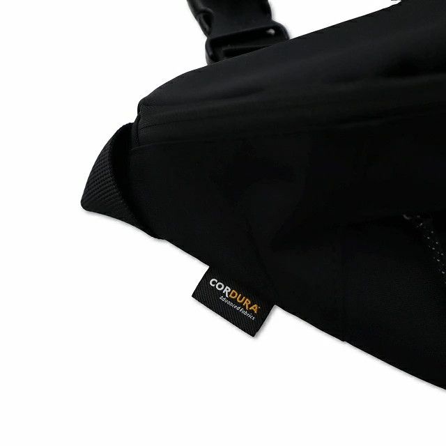 Comme des Garcons Homme Waist Bag Ester Cordura Logo Print Body Bag Polyester Black Size ONE SIZE - 4 Thumbnail