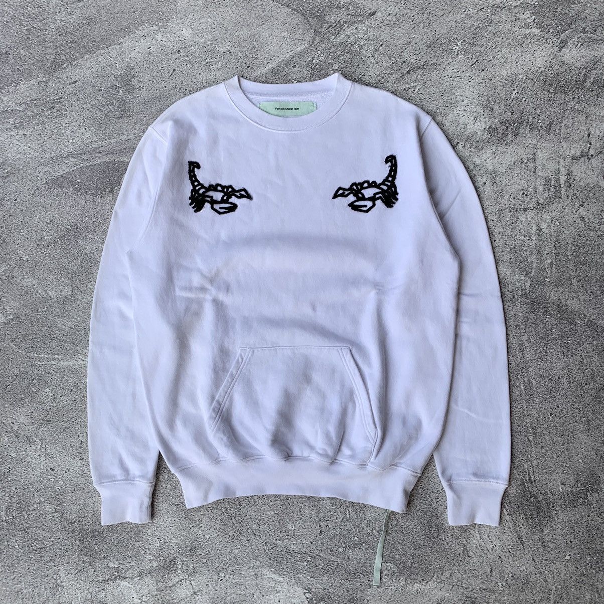 Off-White Off-White Charaf Tajer Scorpion Ss17 Sweatshirt Size US L / EU 52-54 / 3 - 1 Thumbnail