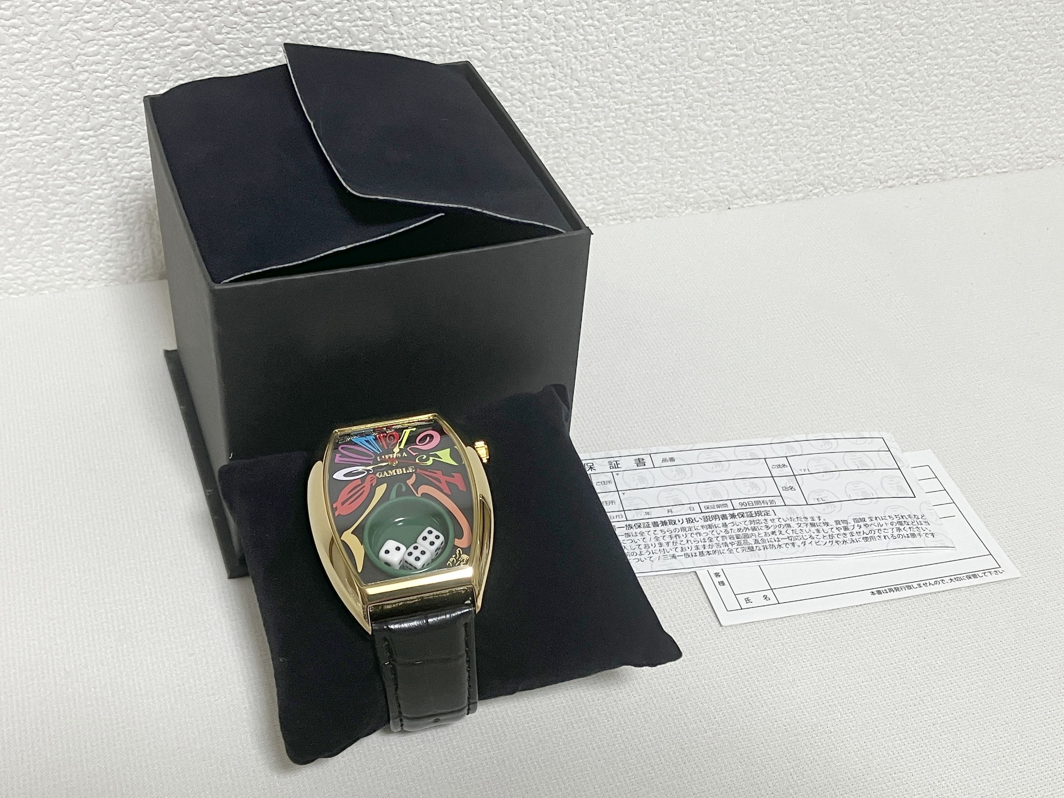 Other Frank Miura Gamble Watch King Macau Dice gold rainbow black Size ONE SIZE - 6 Thumbnail
