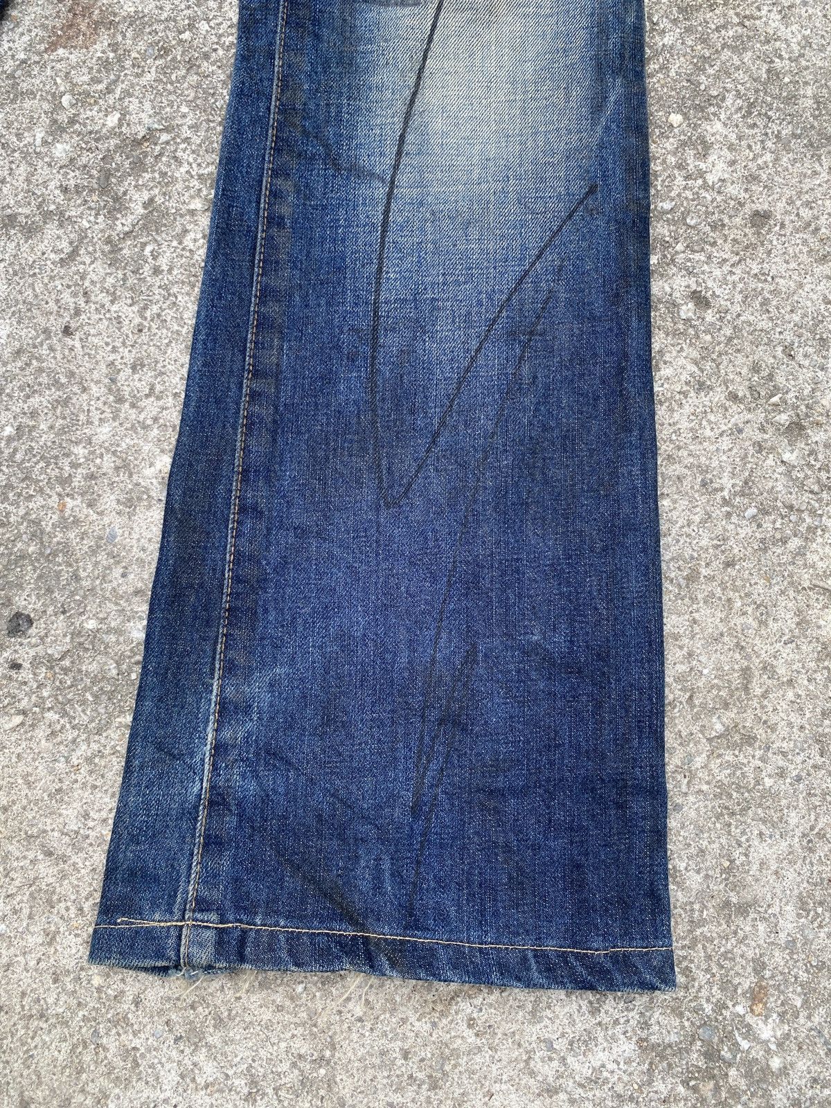 Jack Rose Japan Claws Mark Design Flare Denim