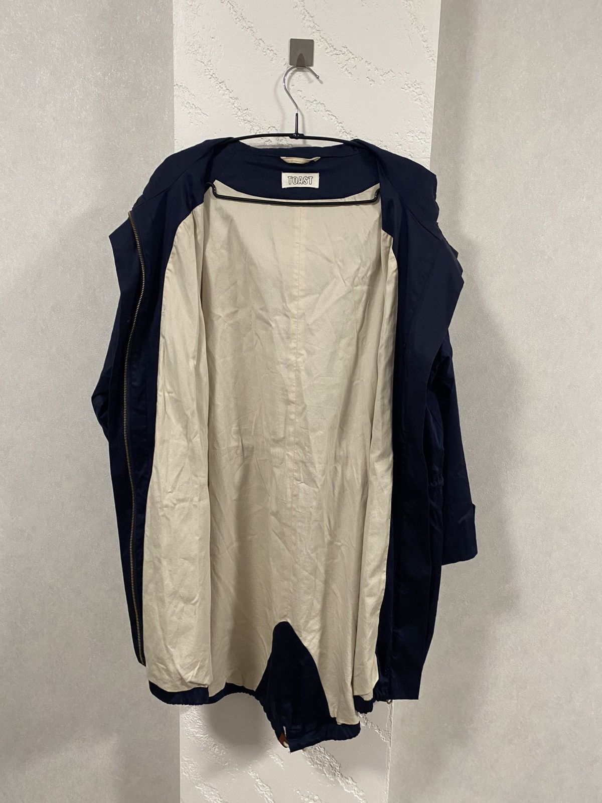 Other Toast UK Dark Blue Cotton Parka Size: 14 Size L / US 10 / IT 46 - 6 Thumbnail