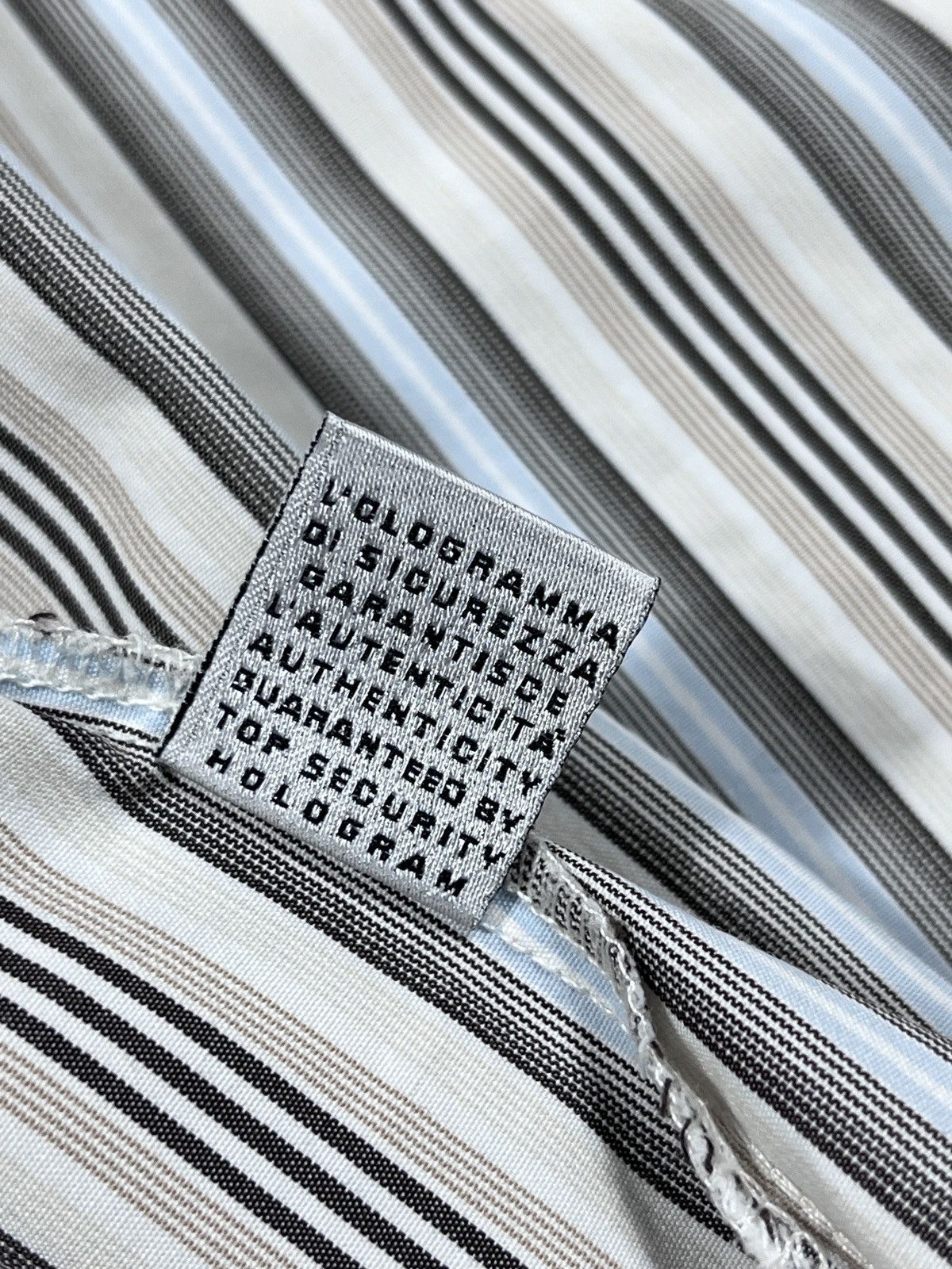 Dolce & Gabbana Vintage Dolce & Gabbana y2k Striped Italy Shirt Button Ups Size US M / EU 48-50 / 2 - 15 Thumbnail