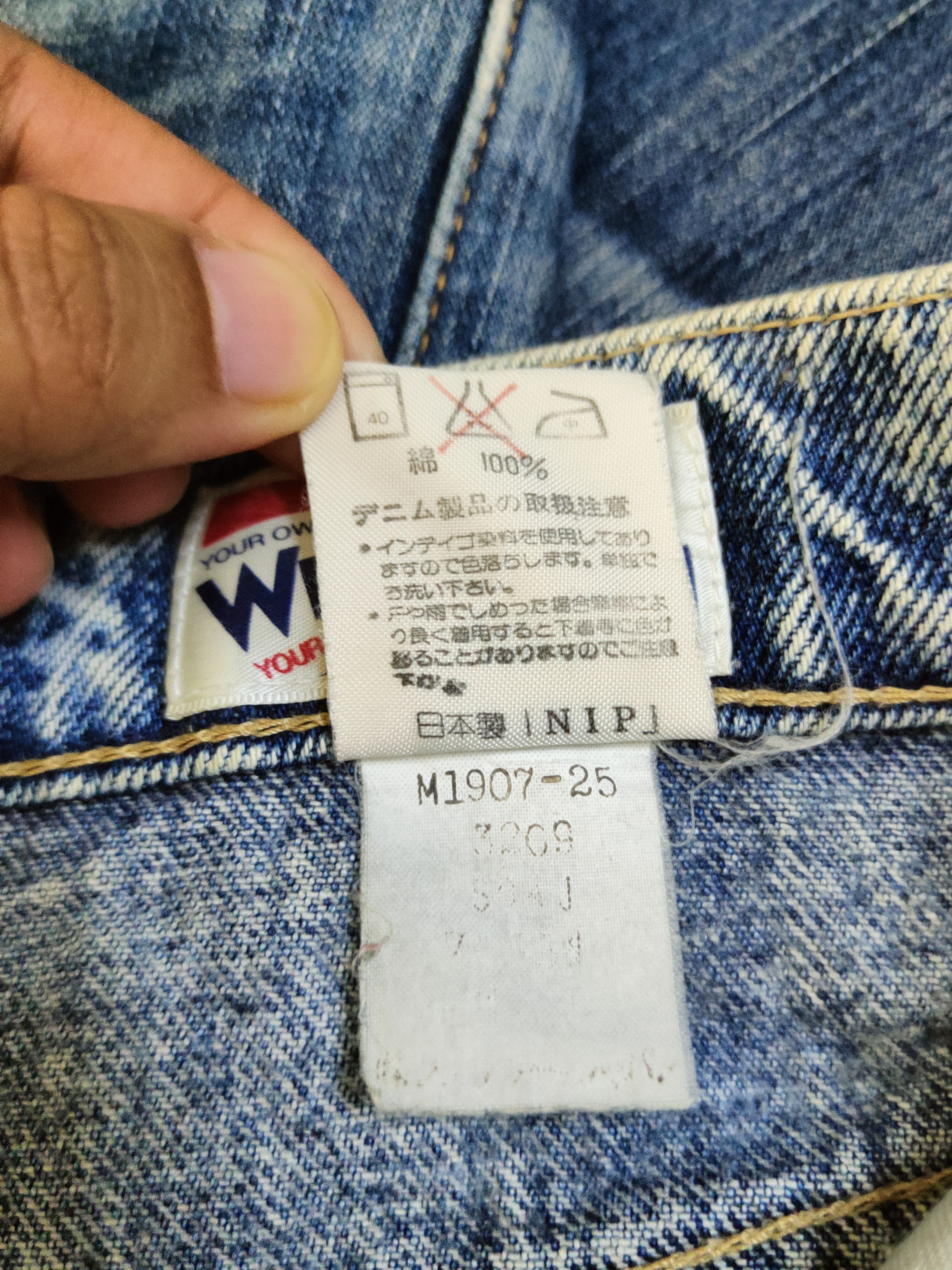 Wrangler DL Wrangler Vintage Blue Distressed Ripped Jeans #46-628 Size US 29 - 15 Thumbnail