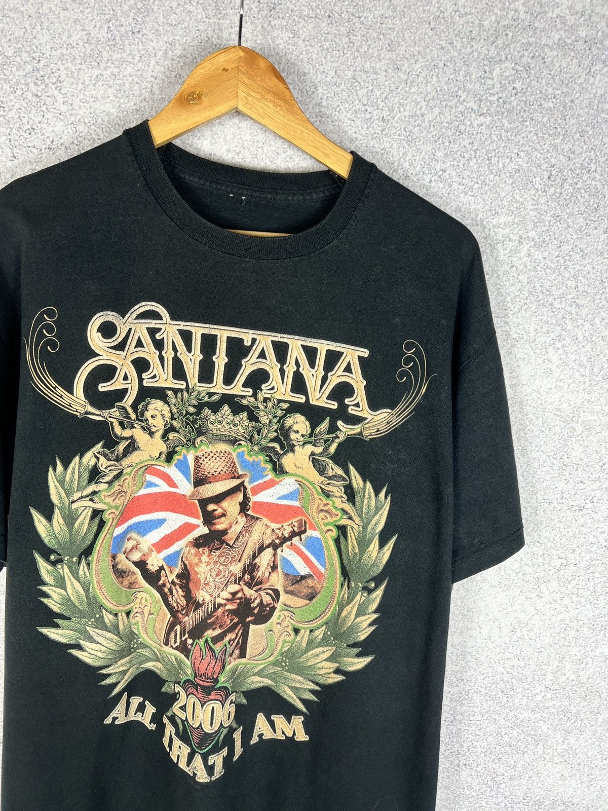 Band Tees Vintage Carlos Santana All Than I Am Rock Band Tour Tee Size US L / EU 52-54 / 3 - 3 Thumbnail