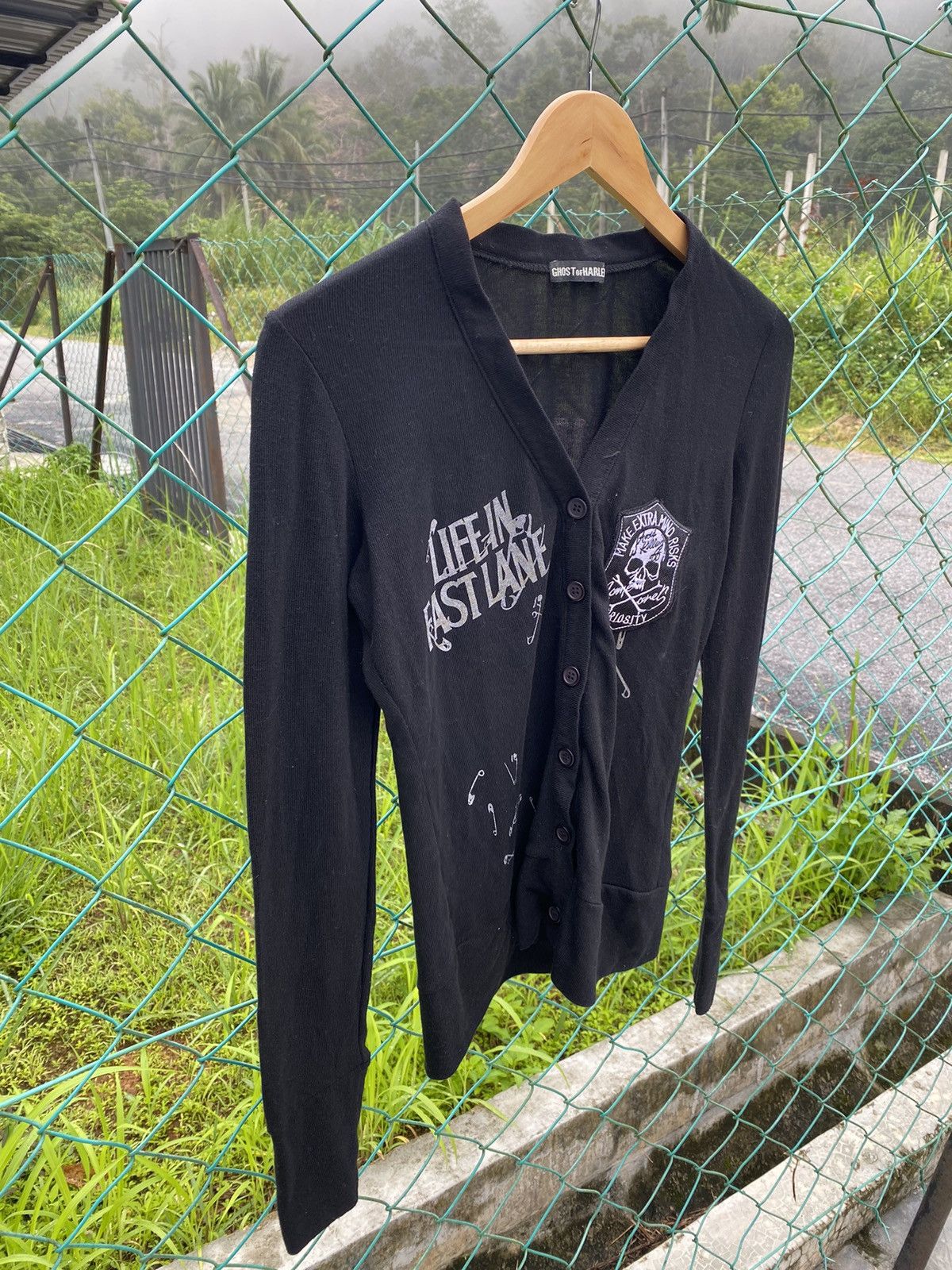Japanese Brand Ghost of Harlem madpunk cardigan Size S / US 4 / IT 40 - 3 Thumbnail