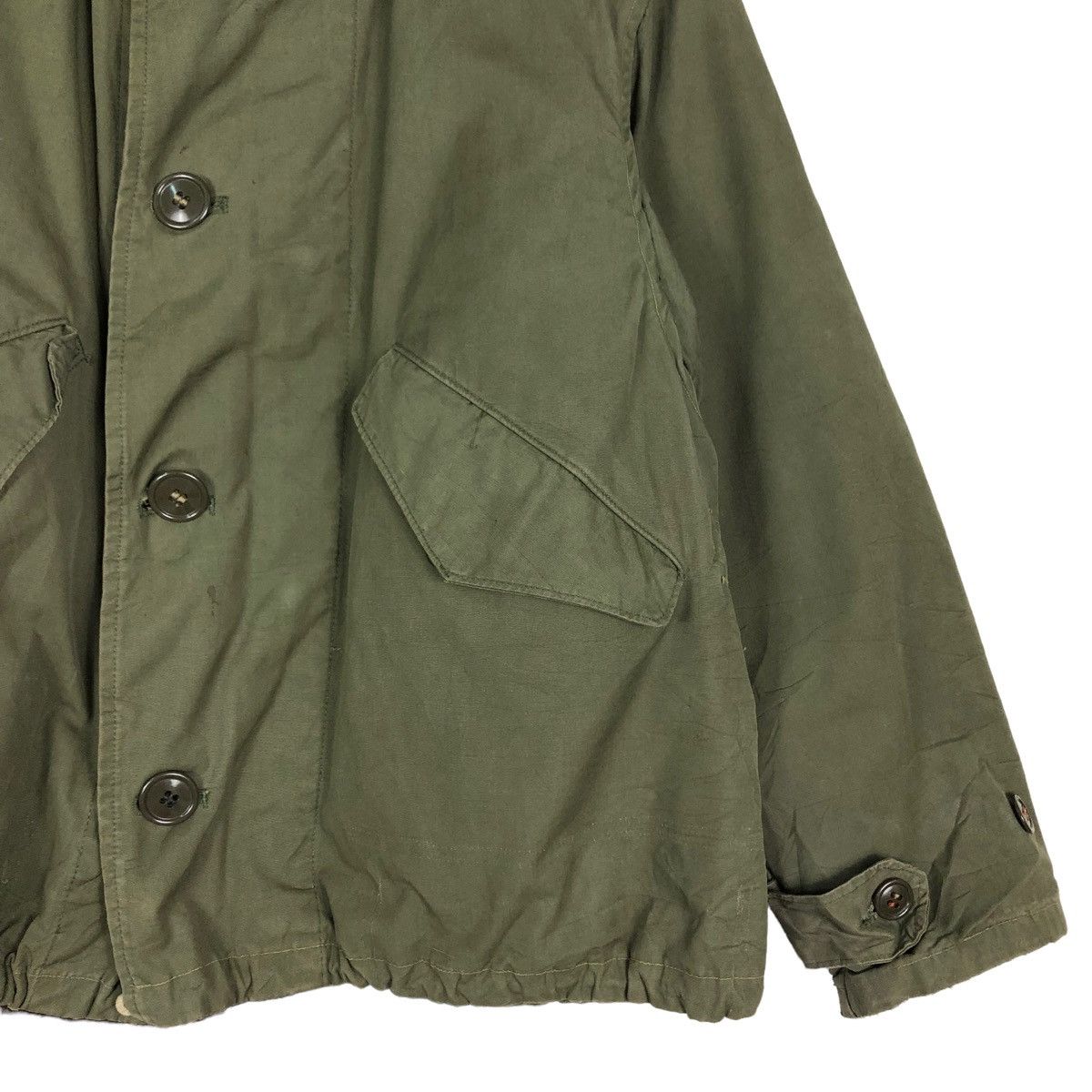 Buzz Rickson's 🔥TRUE VINTAGE SLANT POCKET CARGO JACKET WALDES ZIPPER USA Size US M / EU 48-50 / 2 - 6 Thumbnail