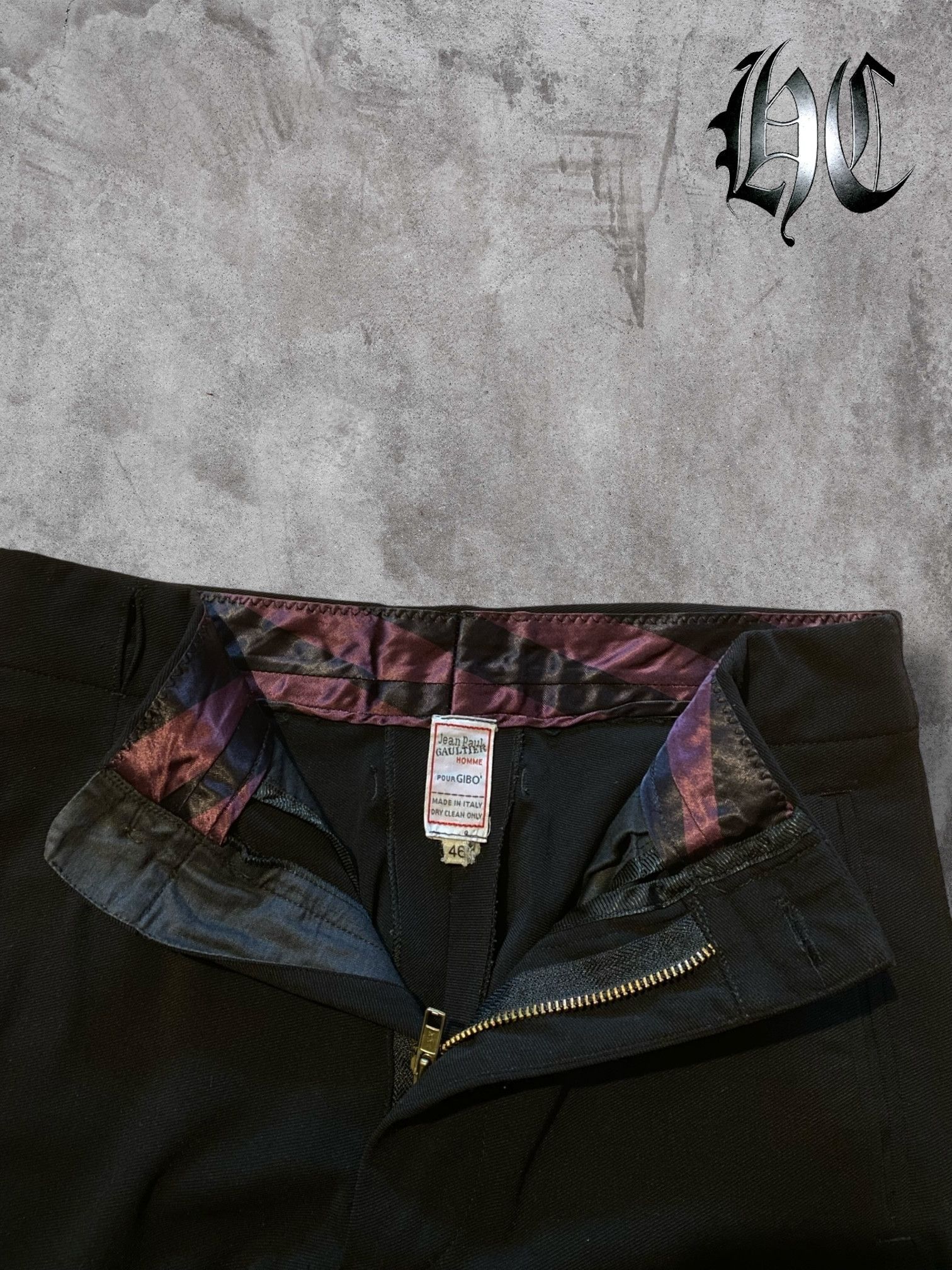 80s Jean Paul Gaultier Homme pour Gibo trousers