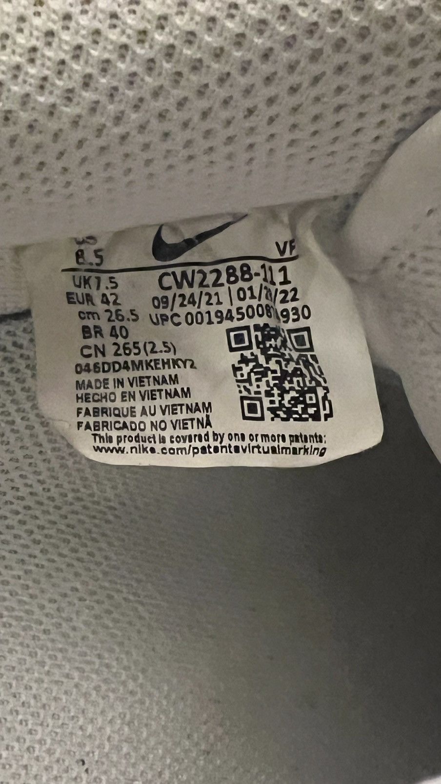 Nike Air Force 1 Size US 8.5 / EU 41-42 - 6 Thumbnail