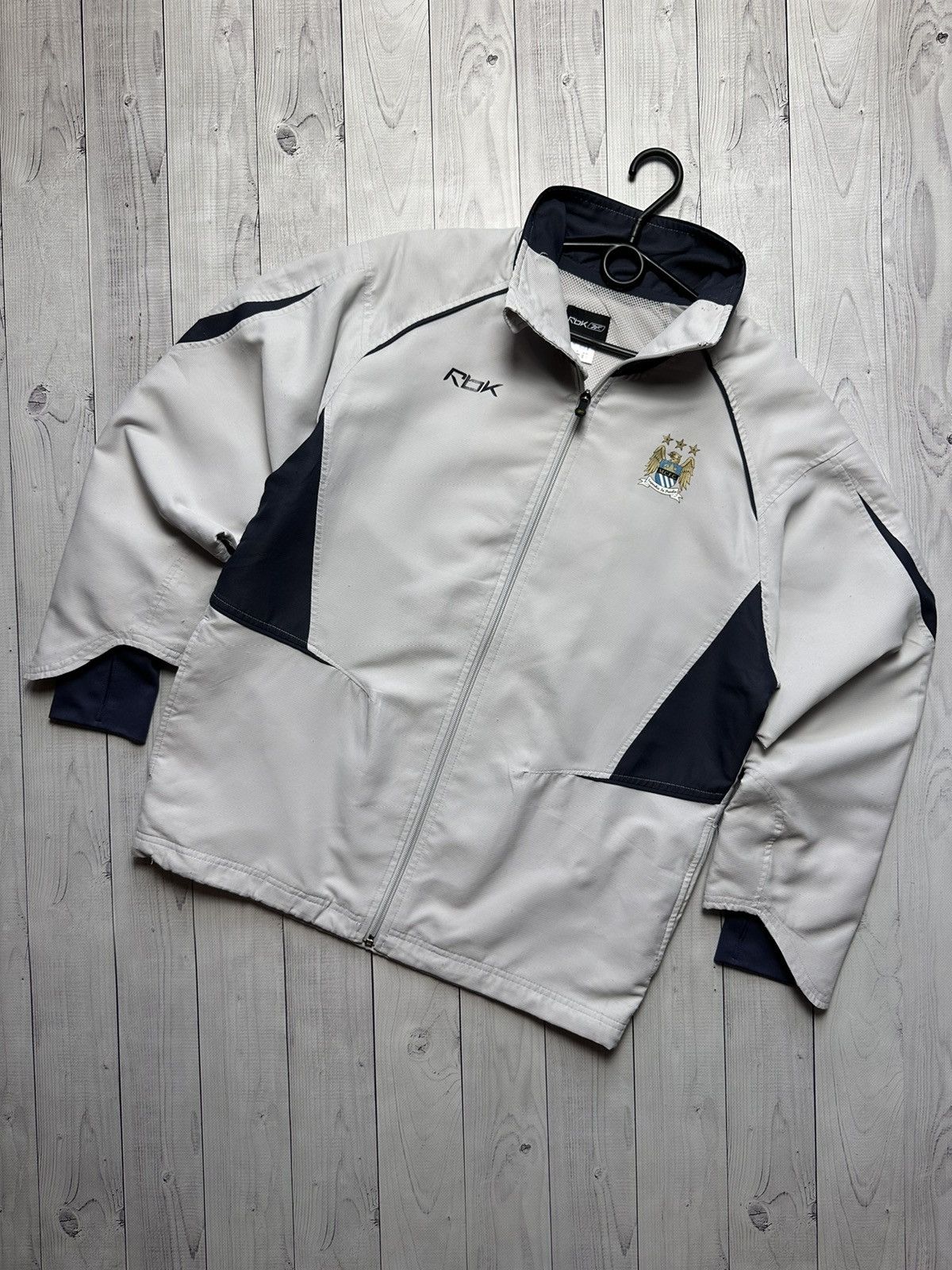 Reebok Vintage Reebok Manchester City soccer jacket big logo S/M Size US M / EU 48-50 / 2 - 1 Thumbnail