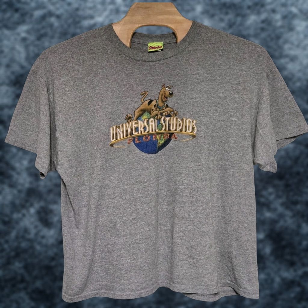 Vintage VINTAGE Scooby Doo Universal Studios Shirt 2XL Men Gray Grunge TV Cartoon 90s Y2K Size US XXL / EU 58 / 5 - 1 Thumbnail