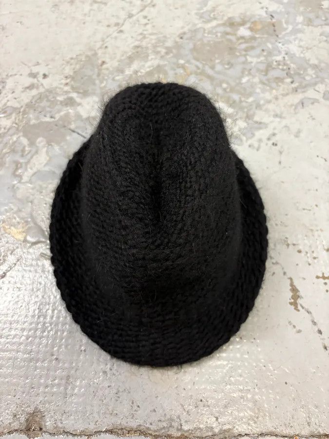 Issey Miyake 1990s Issey Miyake Black Tweed Hat Size ONE SIZE - 3 Thumbnail