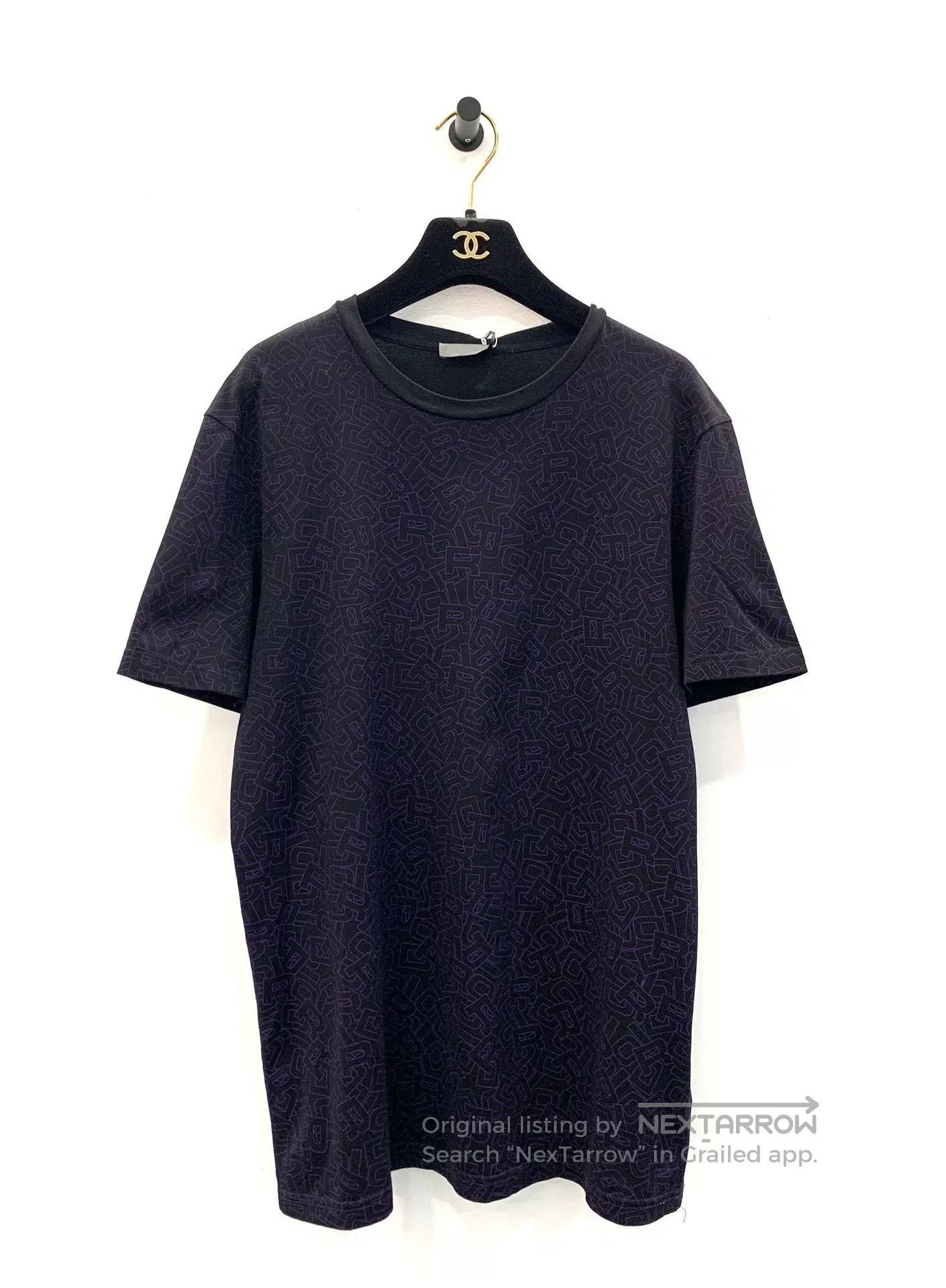 Dior Dior Purple Logo Bee Men's Short Sleeve Tee. Size US M / EU 48-50 / 2 - 1 Thumbnail