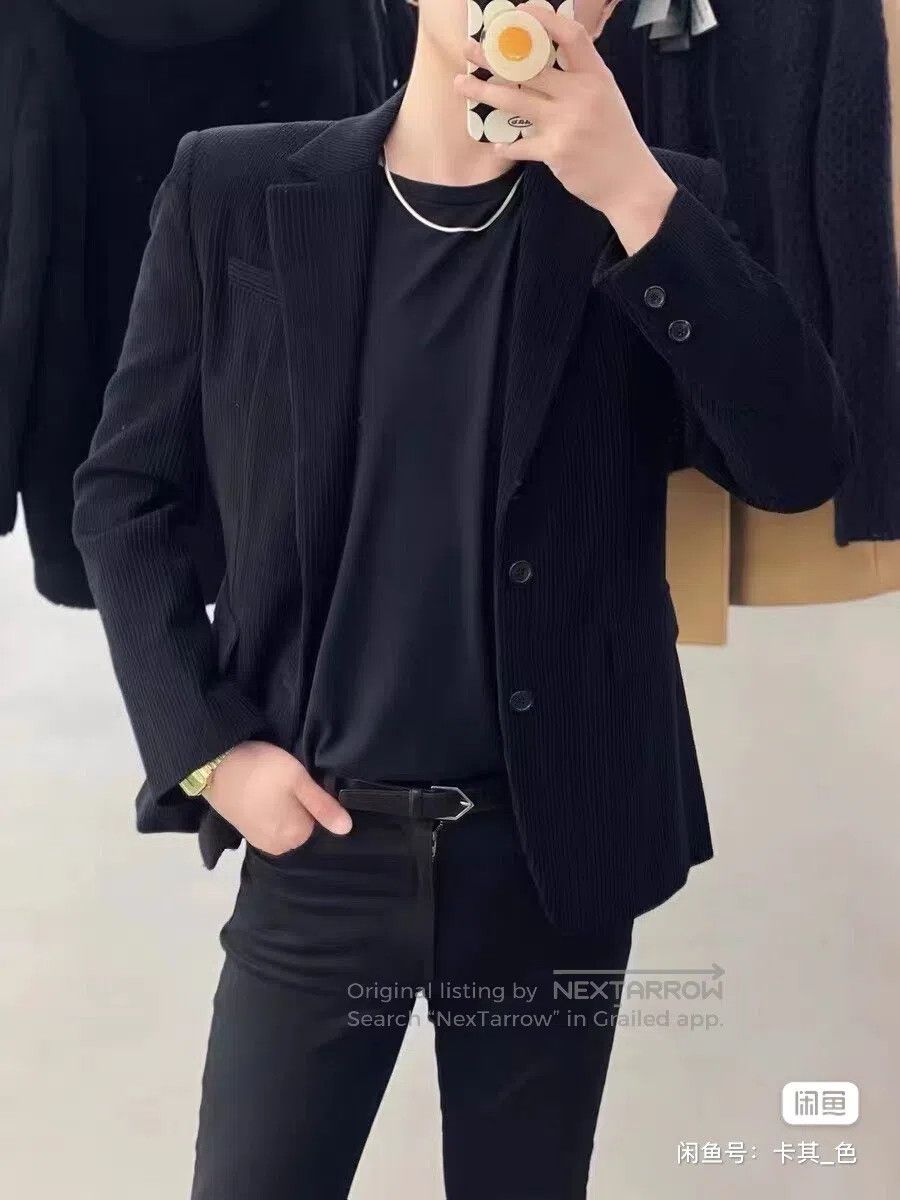 Saint Laurent Paris Saint Laurent Paris Black Corduroy Men's Suit| Size US M / EU 48-50 / 2 - 3 Thumbnail