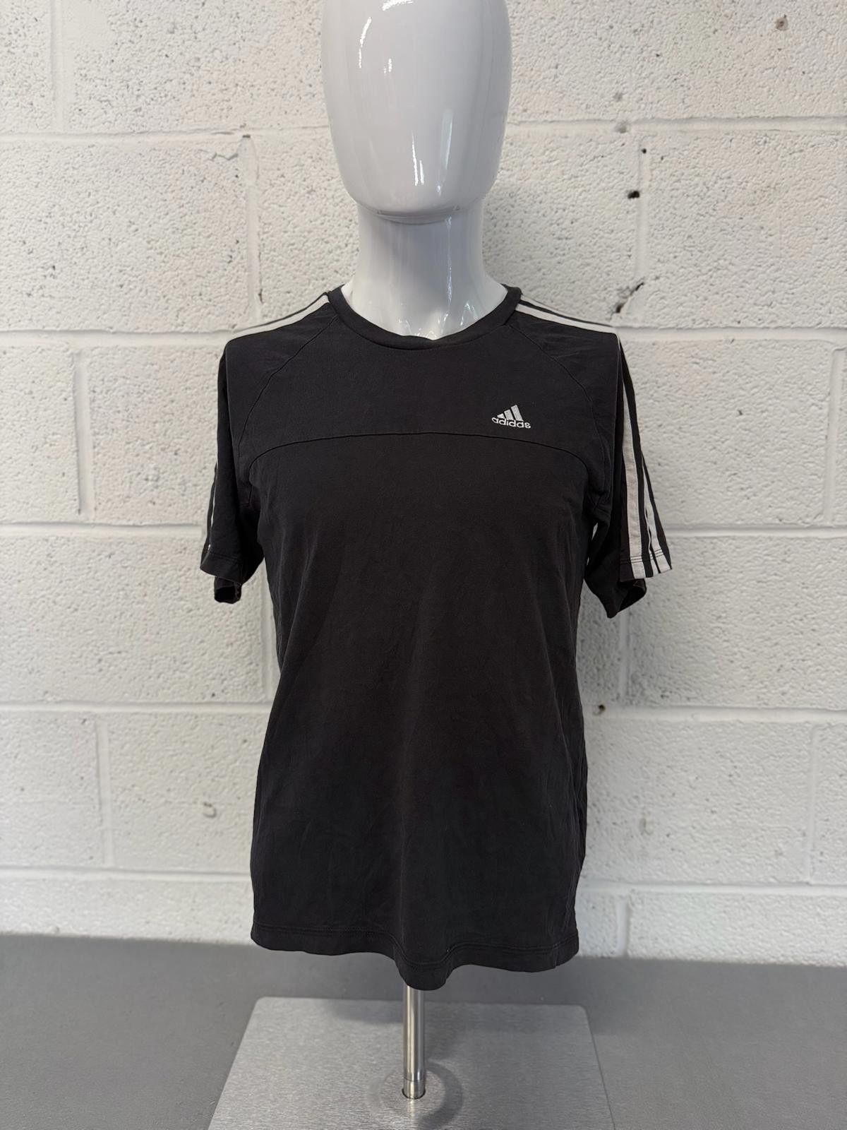 Adidas Adidas Black White Essentials T-Shirt Mens Size S Size US S / EU 44-46 / 1 - 1 Thumbnail