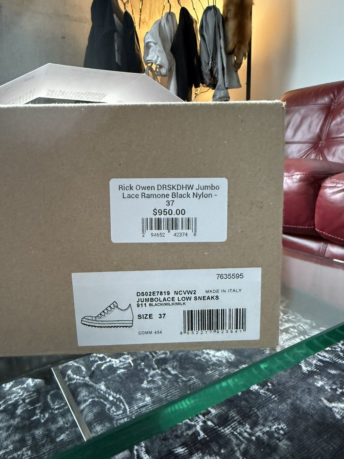 Rick Owens Rick Owens DRKSHDW chunky lace low tops Size US 7 / IT 37 - 8 Thumbnail