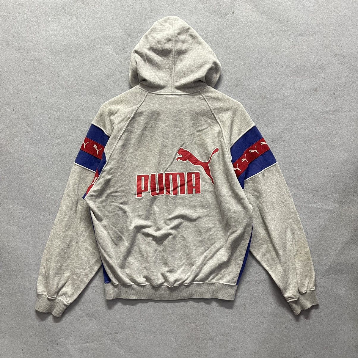 Puma 90s Puma Japan Half Zip Hoodie Sweatshirt Size US M / EU 48-50 / 2 - 6 Thumbnail
